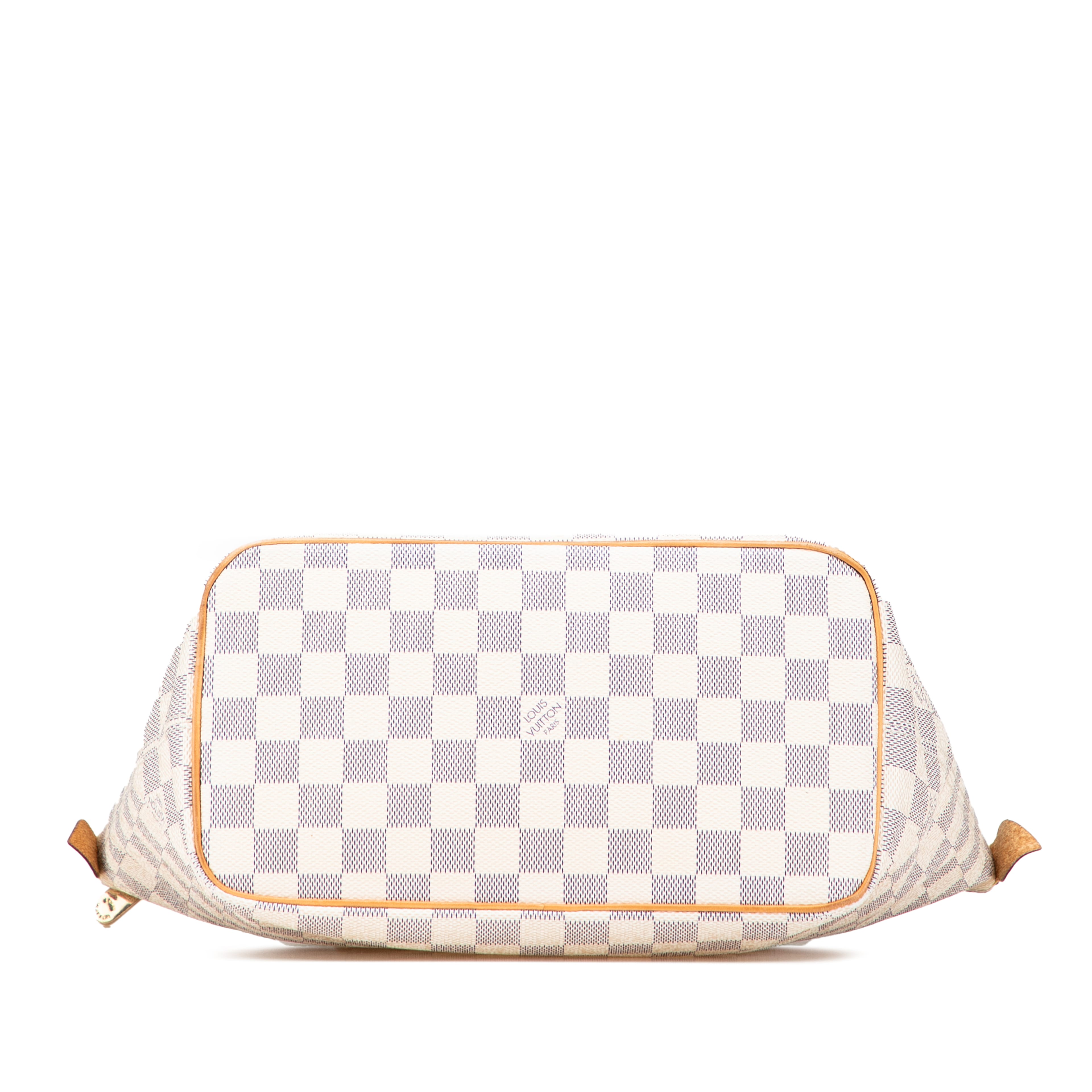 Louis Vuitton Damier Azur Saleya Pm, från Luxclusif, i färgen white. Klicka för att öppna bilden i stort format