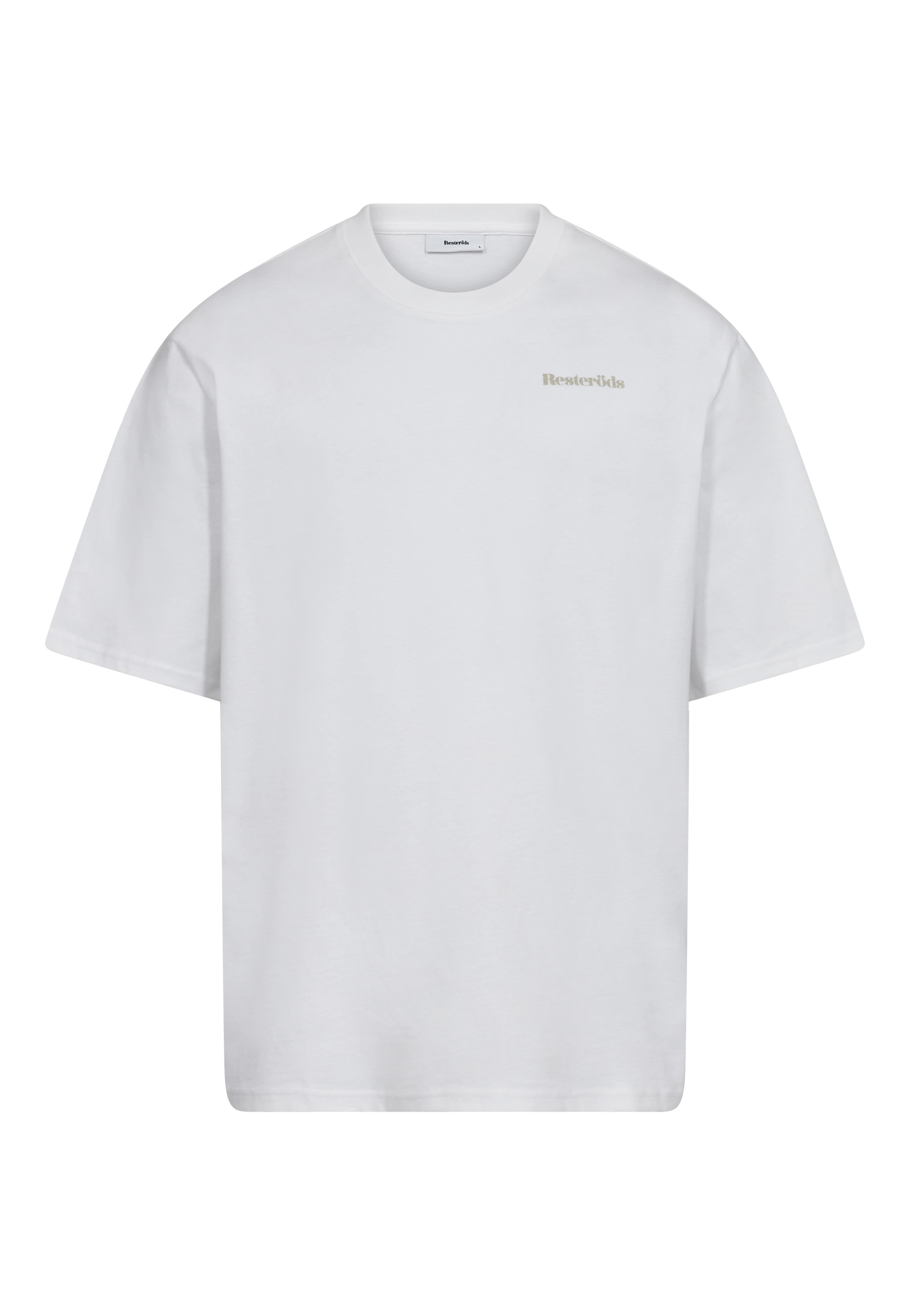 T-shirt Med Print Tas Bomull, från Resteröds, i färgen white/blue. Klicka för att öppna bilden i stort format