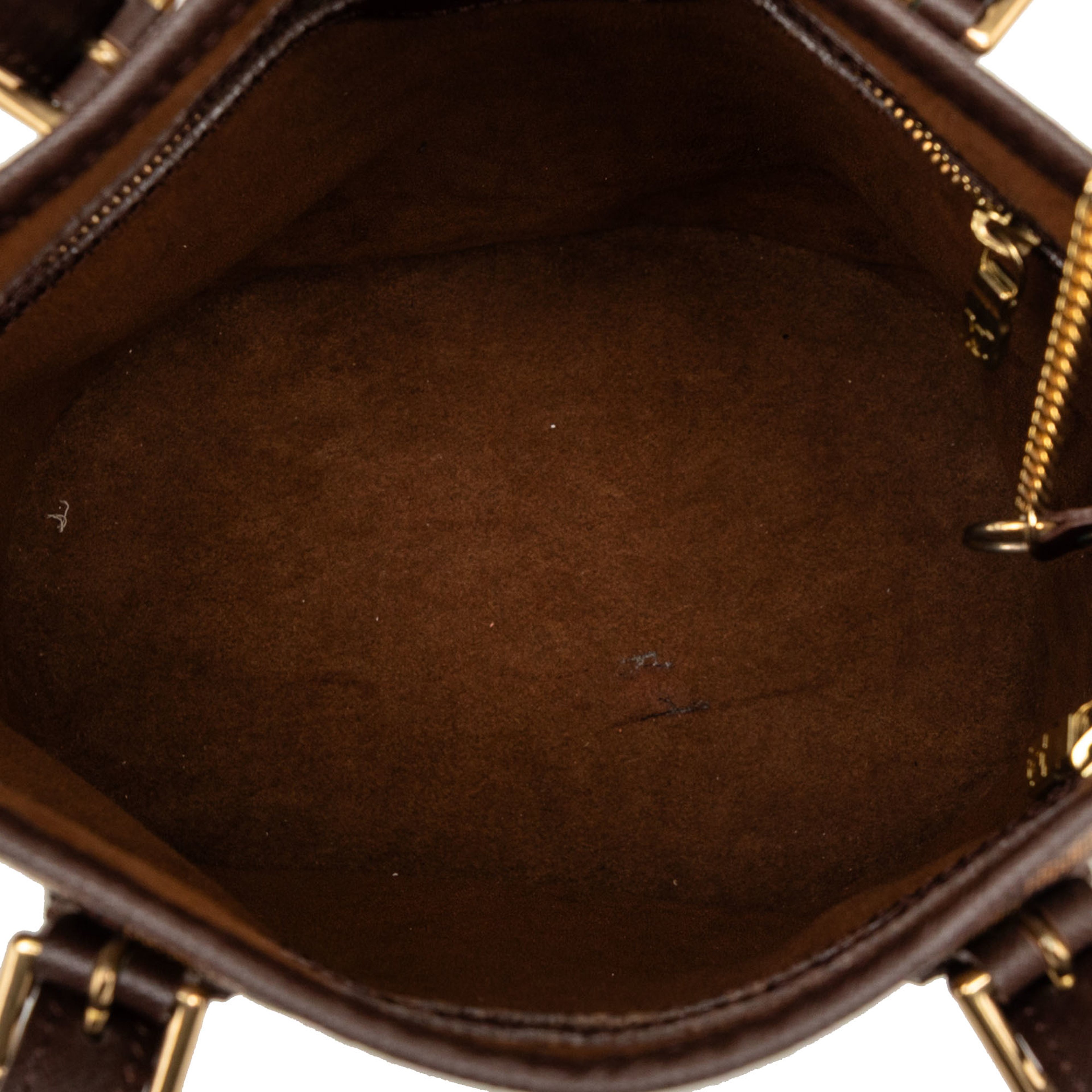 Louis Vuitton Damier Ebene Marais, från Luxclusif, i färgen brun. Klicka för att öppna bilden i stort format