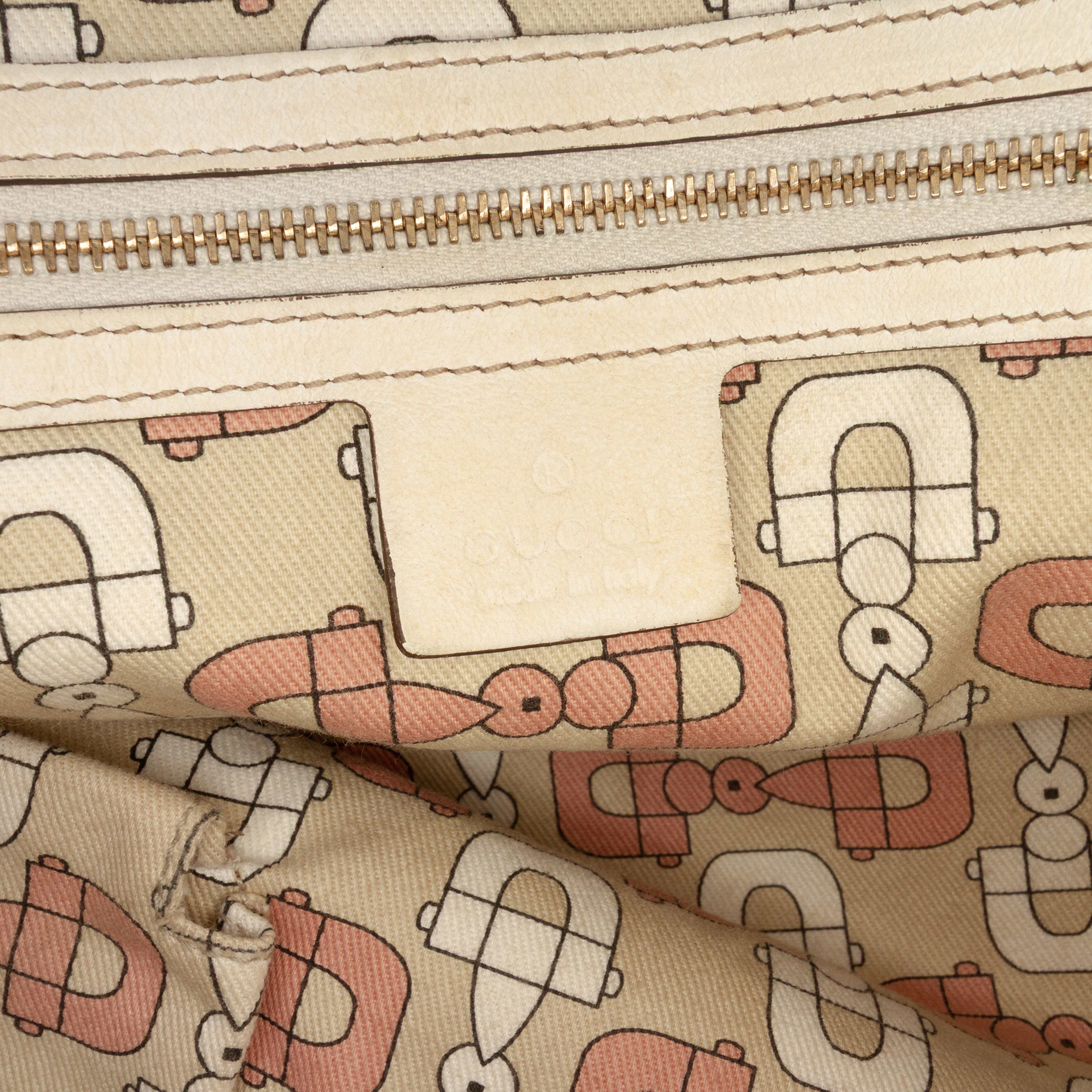 Gucci Large Gg Canvas Jolicoeur Tote, från Luxclusif, i färgen beige. Klicka för att öppna bilden i stort format