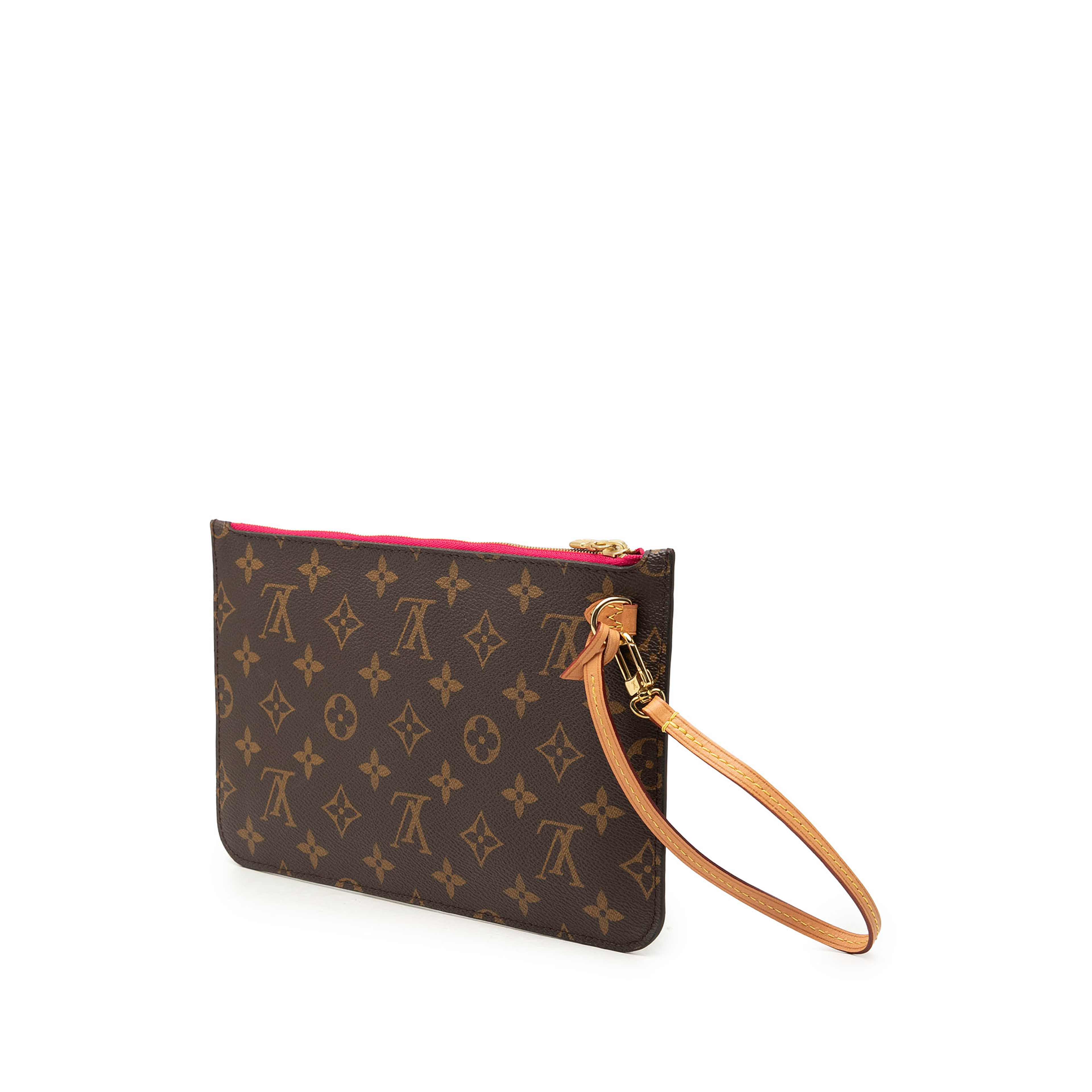 Louis Vuitton Monogram Neverfull Mm Pouch, från Luxclusif, i färgen brun. Klicka för att öppna bilden i stort format
