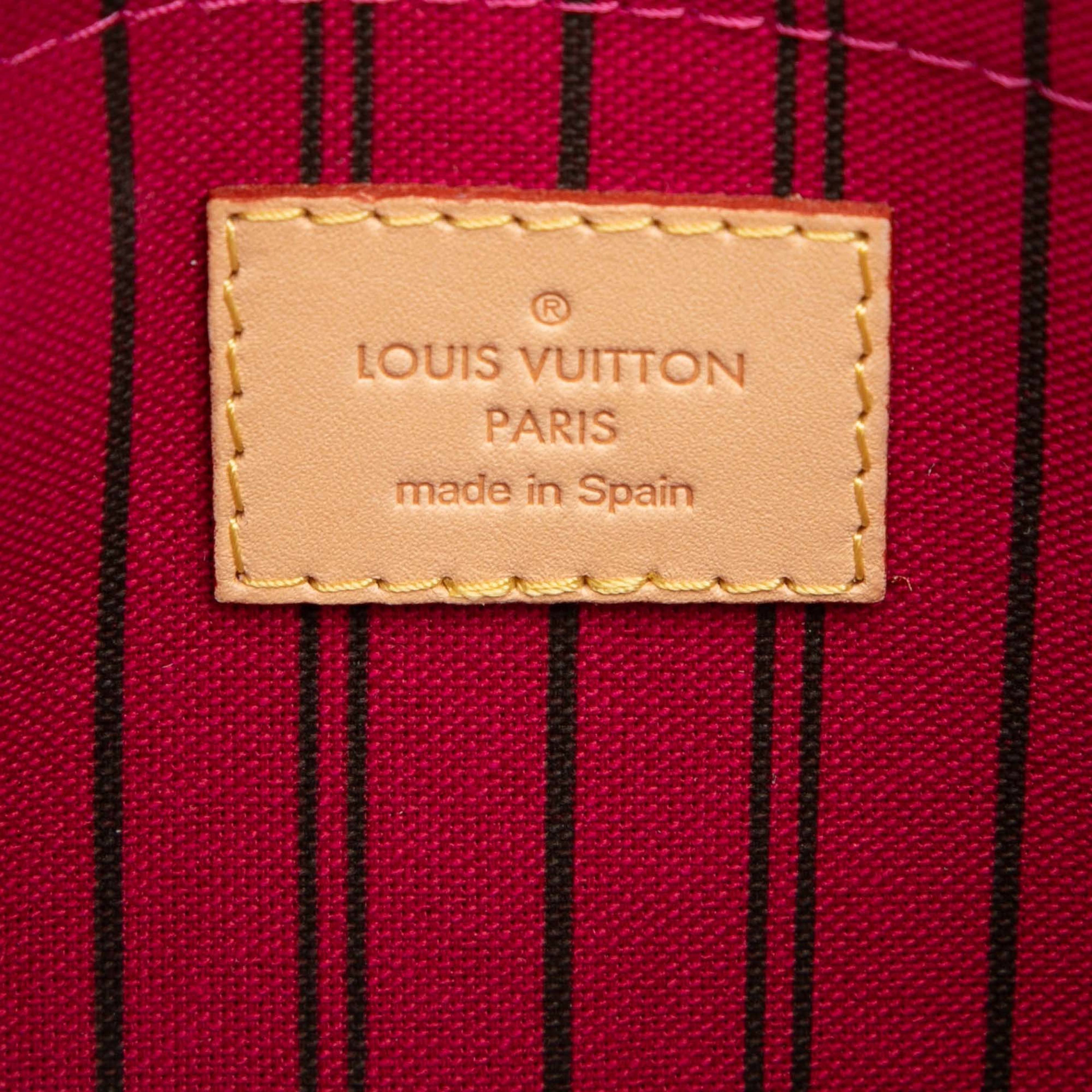 Louis Vuitton Monogram Neverfull Mm Pouch, från Luxclusif, i färgen brun. Klicka för att öppna bilden i stort format