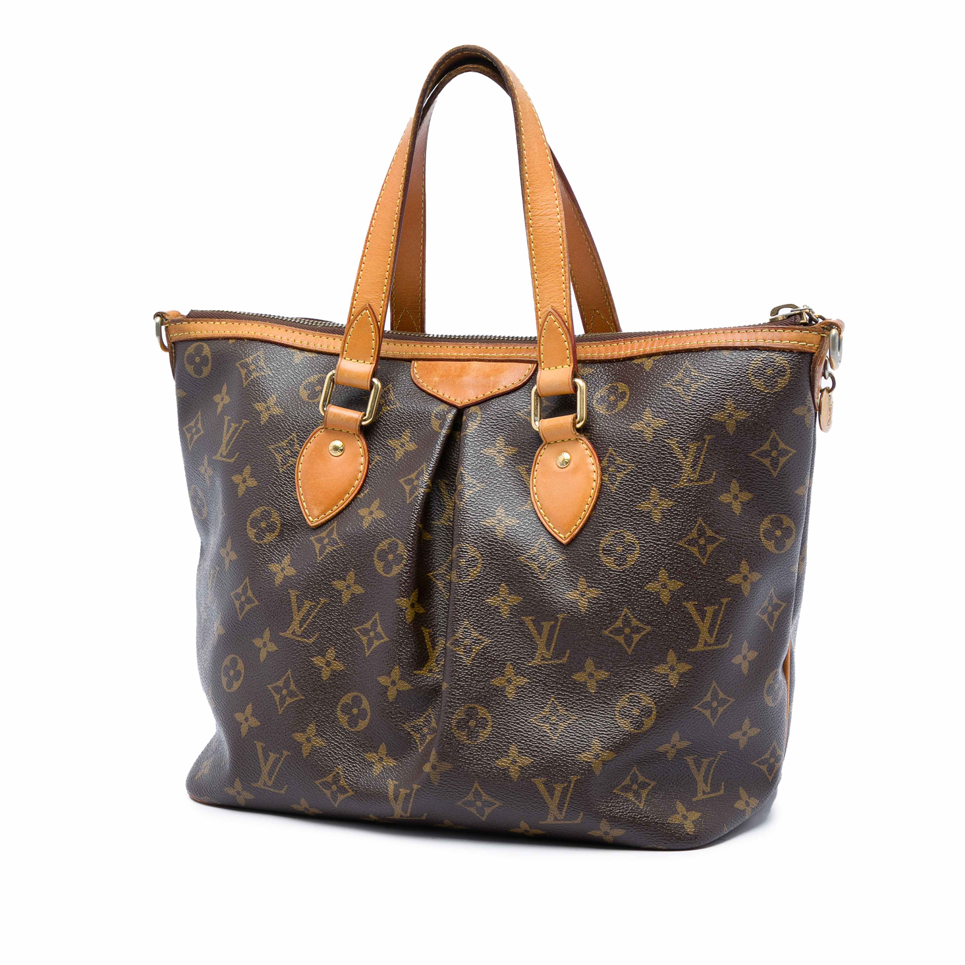 Louis Vuitton Monogram Palermo Pm, från Luxclusif, i färgen brun. Klicka för att öppna bilden i stort format