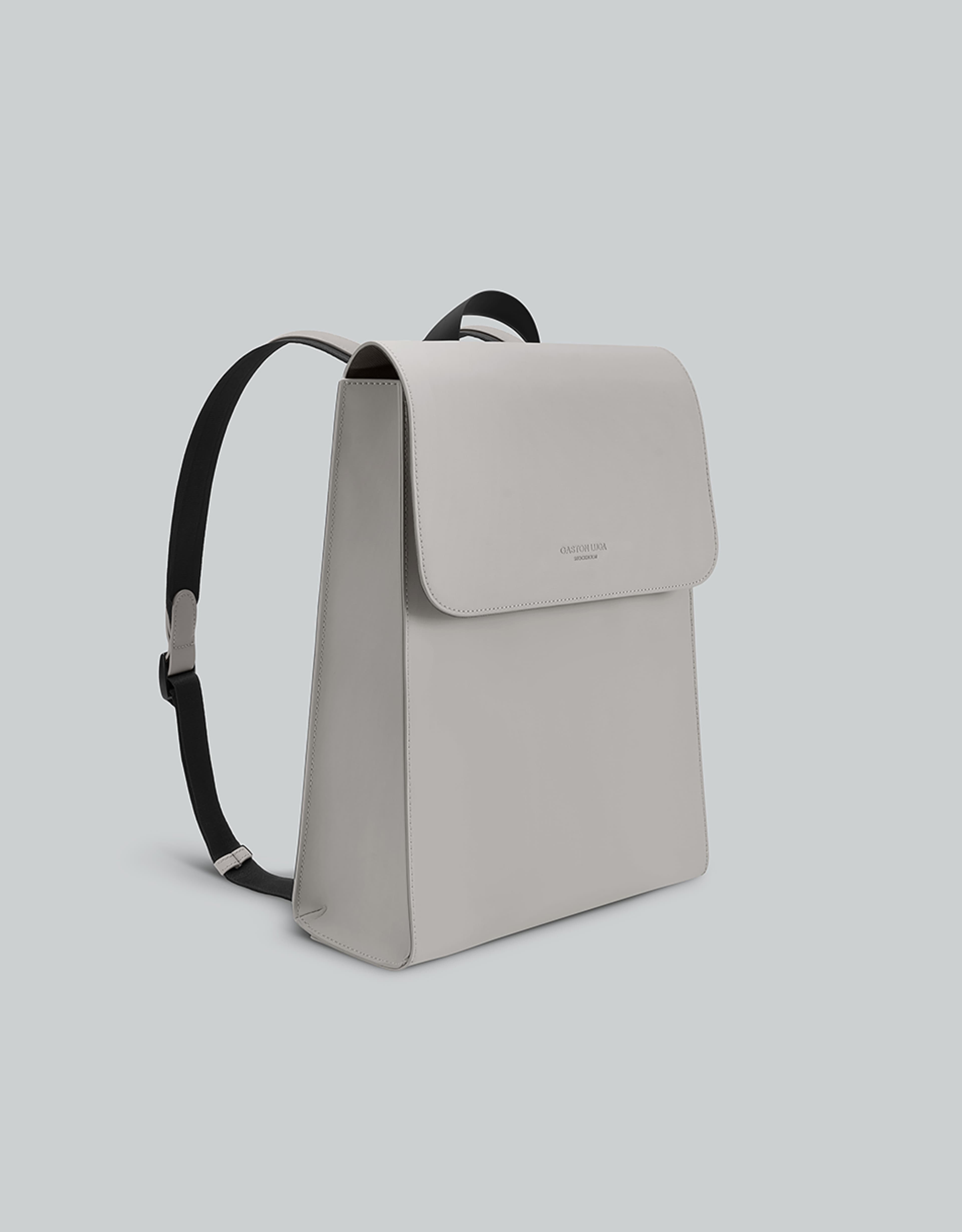 Spläsh Id Backpack 14", från Gaston Luga, i färgen taupe. Klicka för att öppna bilden i stort format