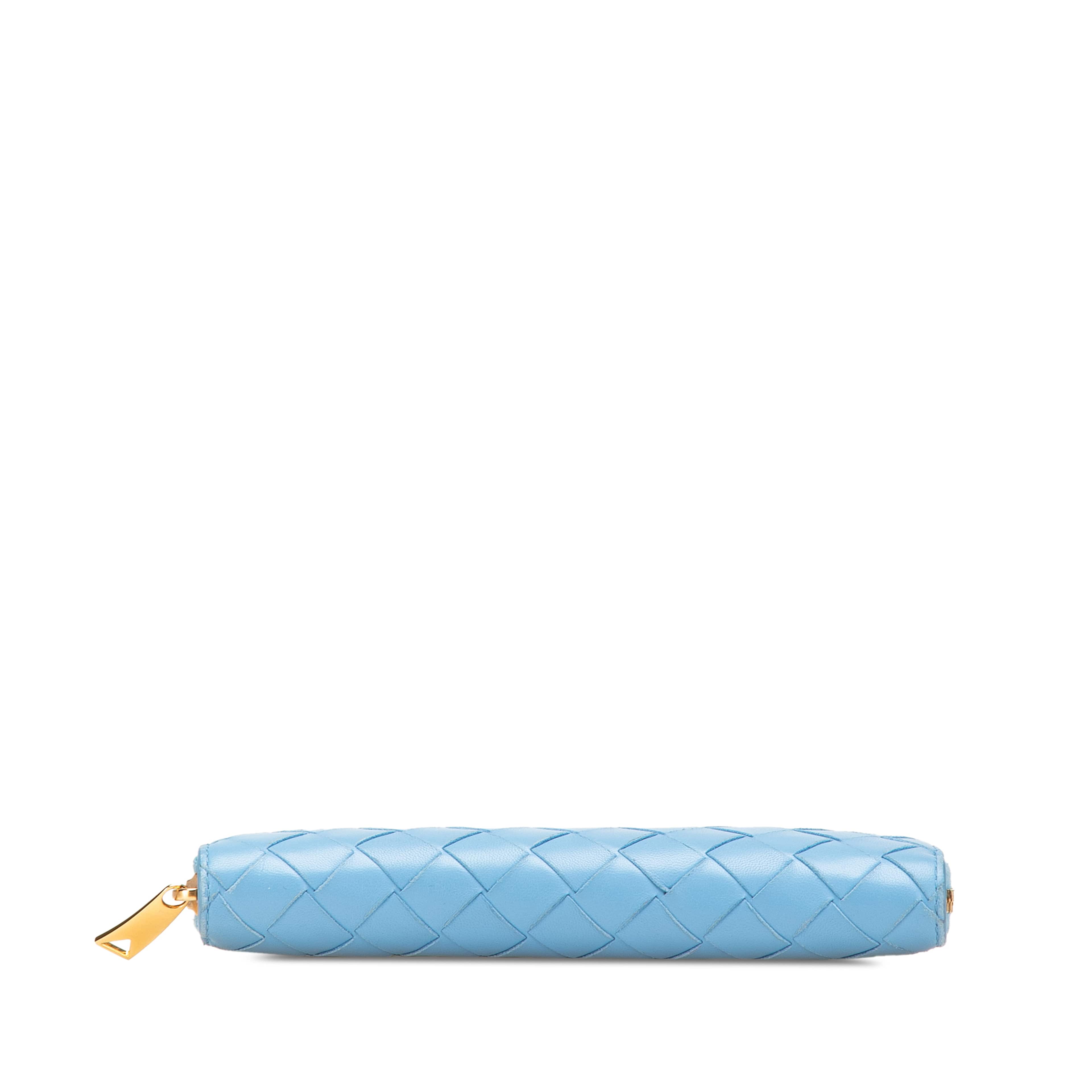 Bottega Veneta Nappa Intrecciato Zip Around Long Wallet