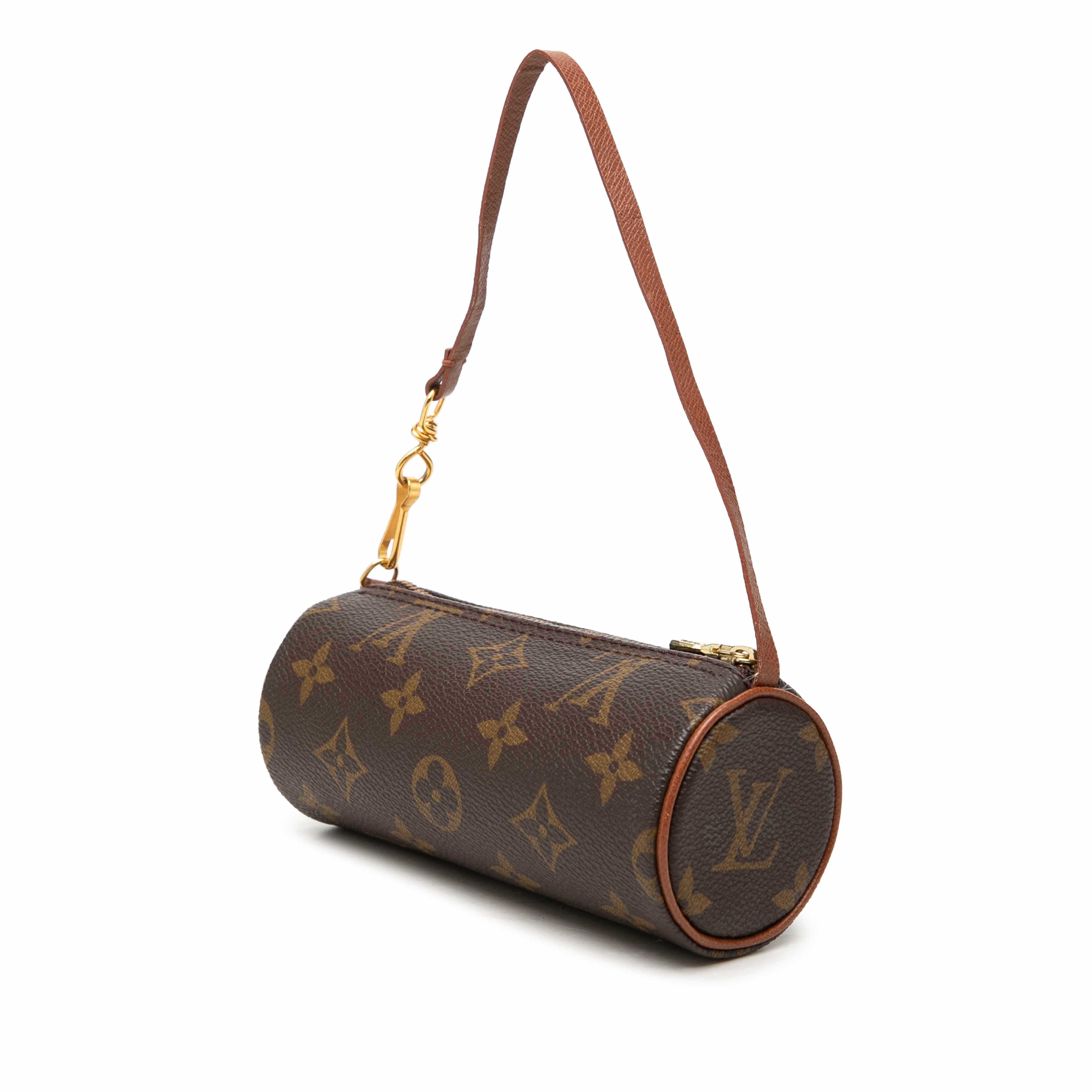 Louis Vuitton Monogram Papillon Pochette, från Luxclusif, i färgen brun. Klicka för att öppna bilden i stort format