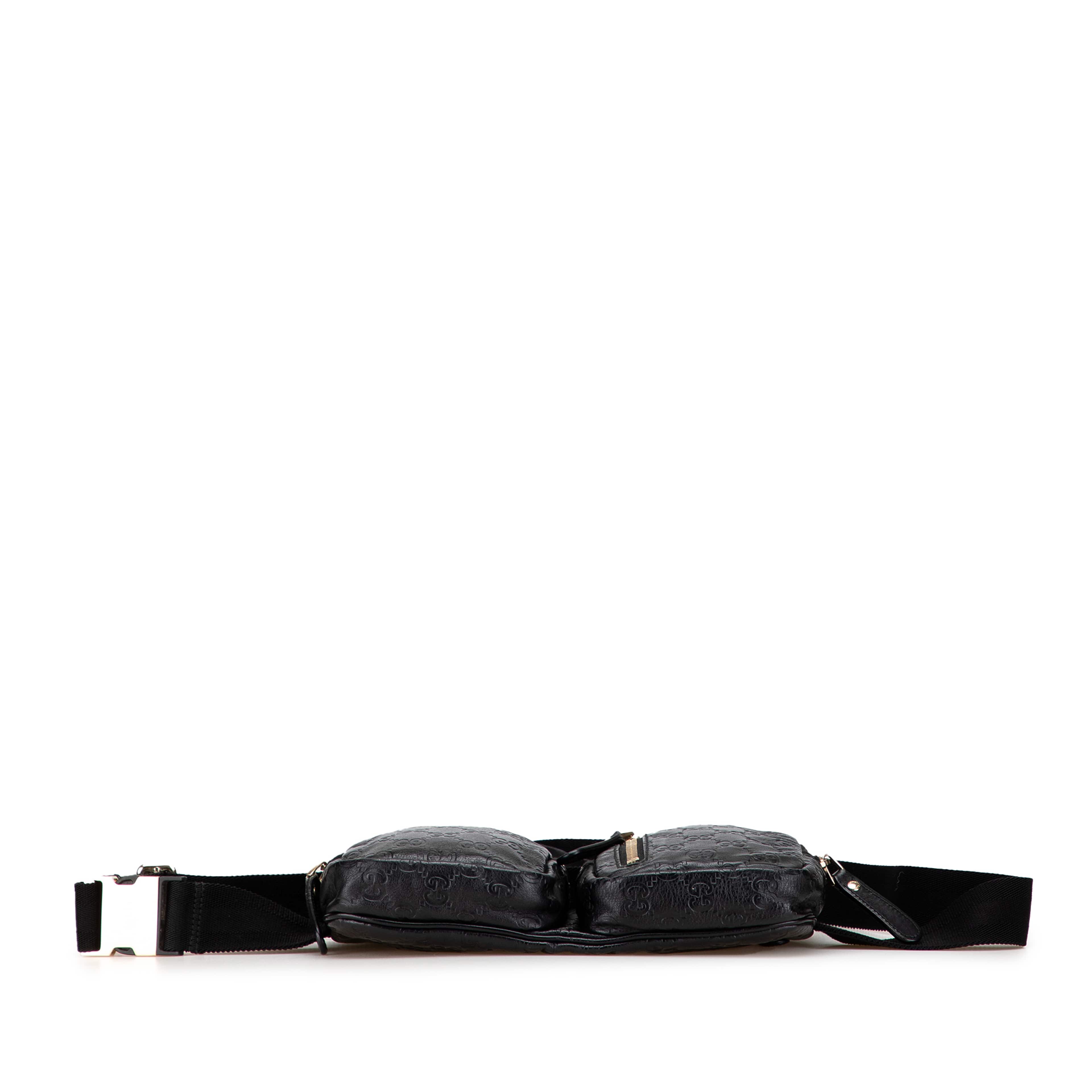 Gucci Guccissima Belt Bag, från Luxclusif, i färgen svart. Klicka för att öppna bilden i stort format