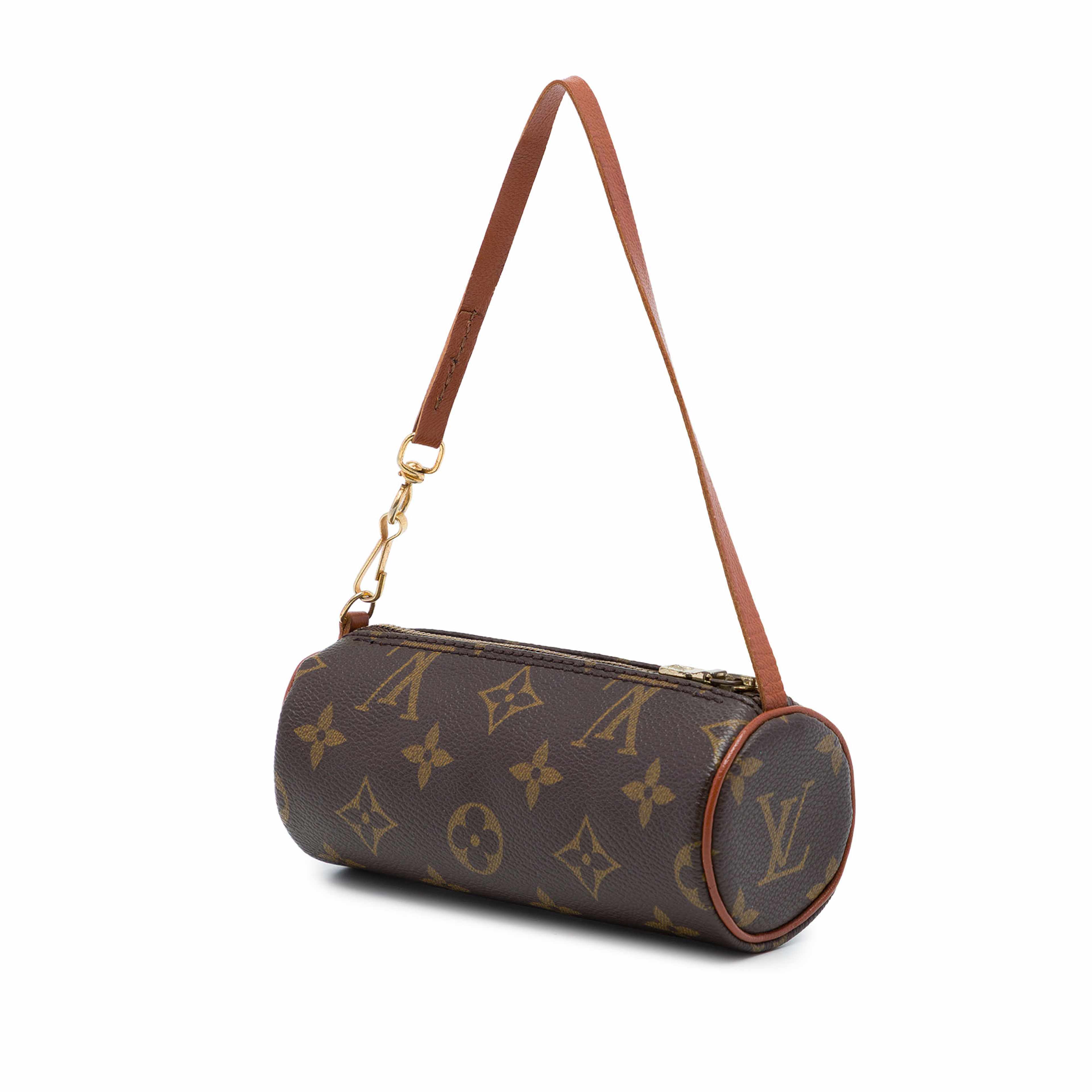 Louis Vuitton Monogram Papillon Pochette, från Luxclusif, i färgen brun. Klicka för att öppna bilden i stort format