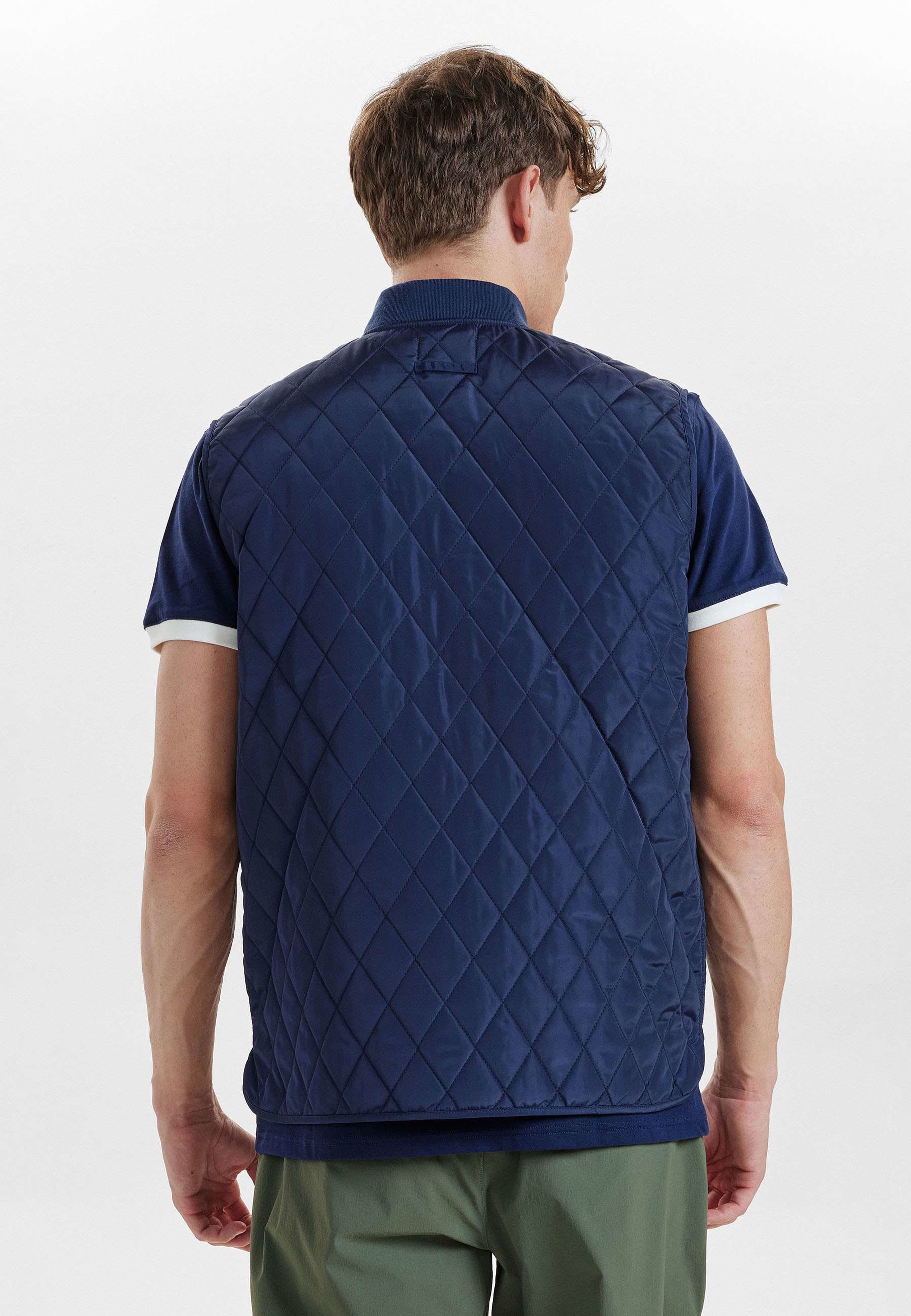 Quiltad Väst | Återvunnen Polyester | Grön
