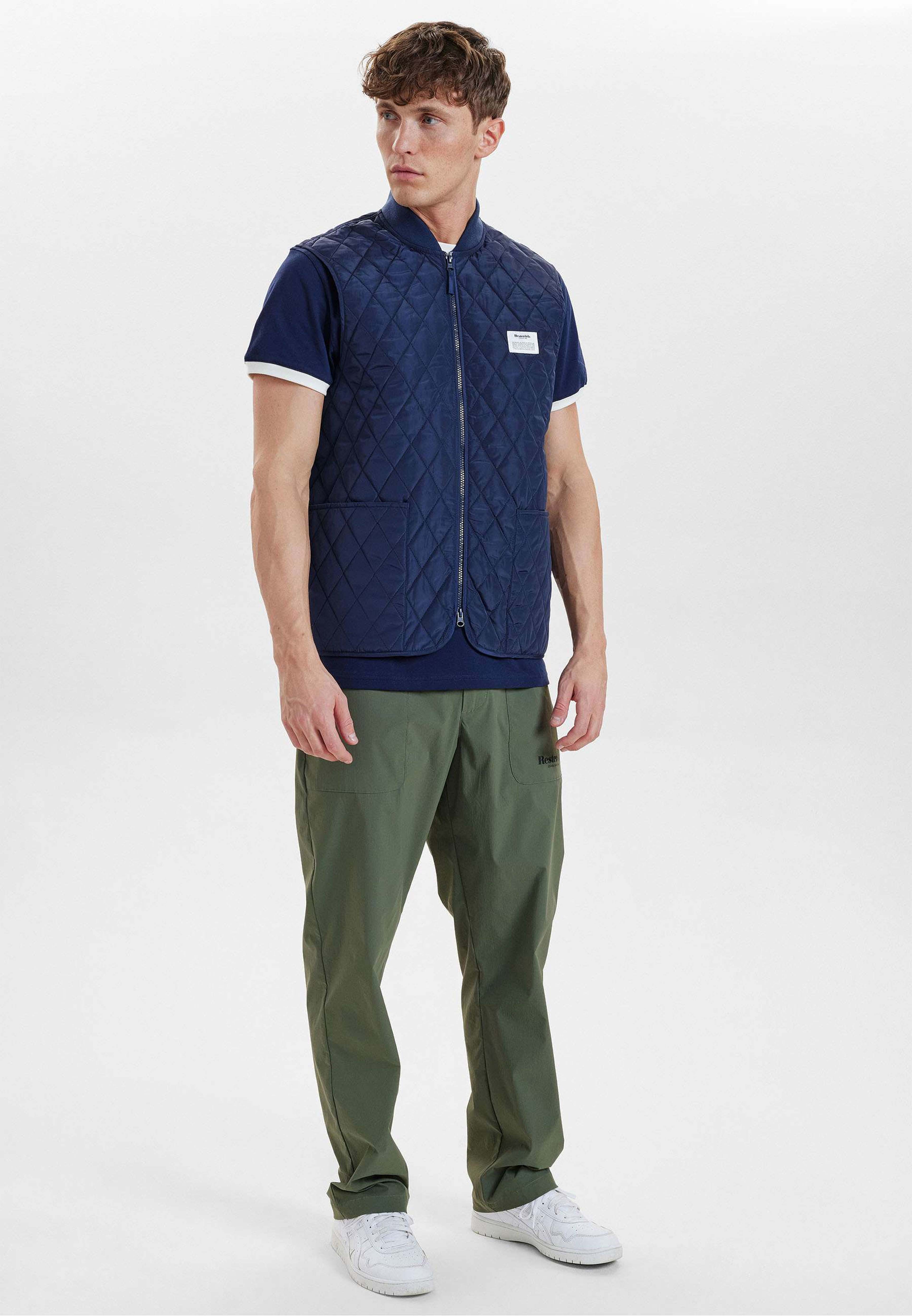 Quiltad Väst | Återvunnen Polyester | Grön