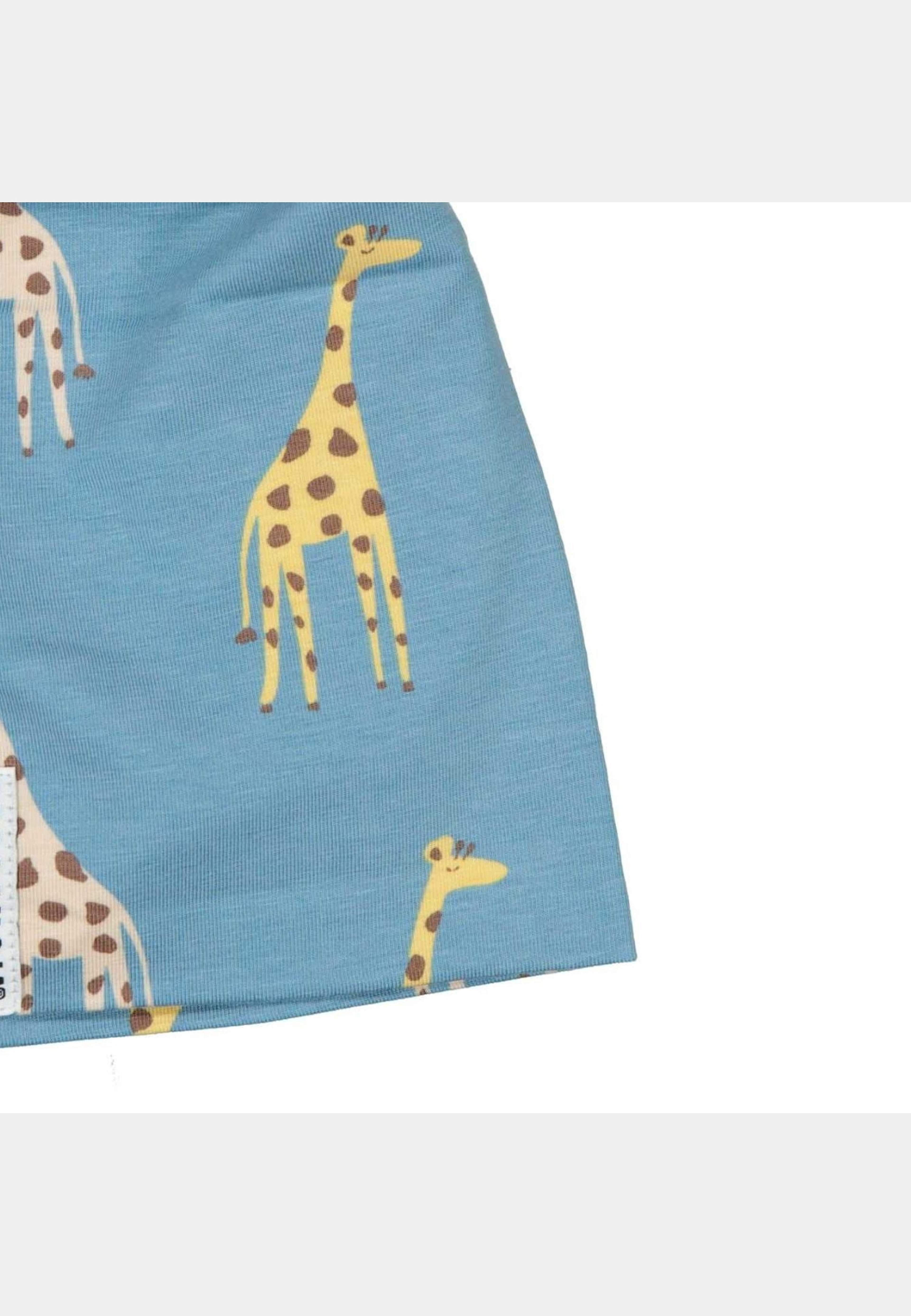 Mössa Bambu, från Geggamoja, i färgen blue giraffe. Klicka för att öppna bilden i stort format