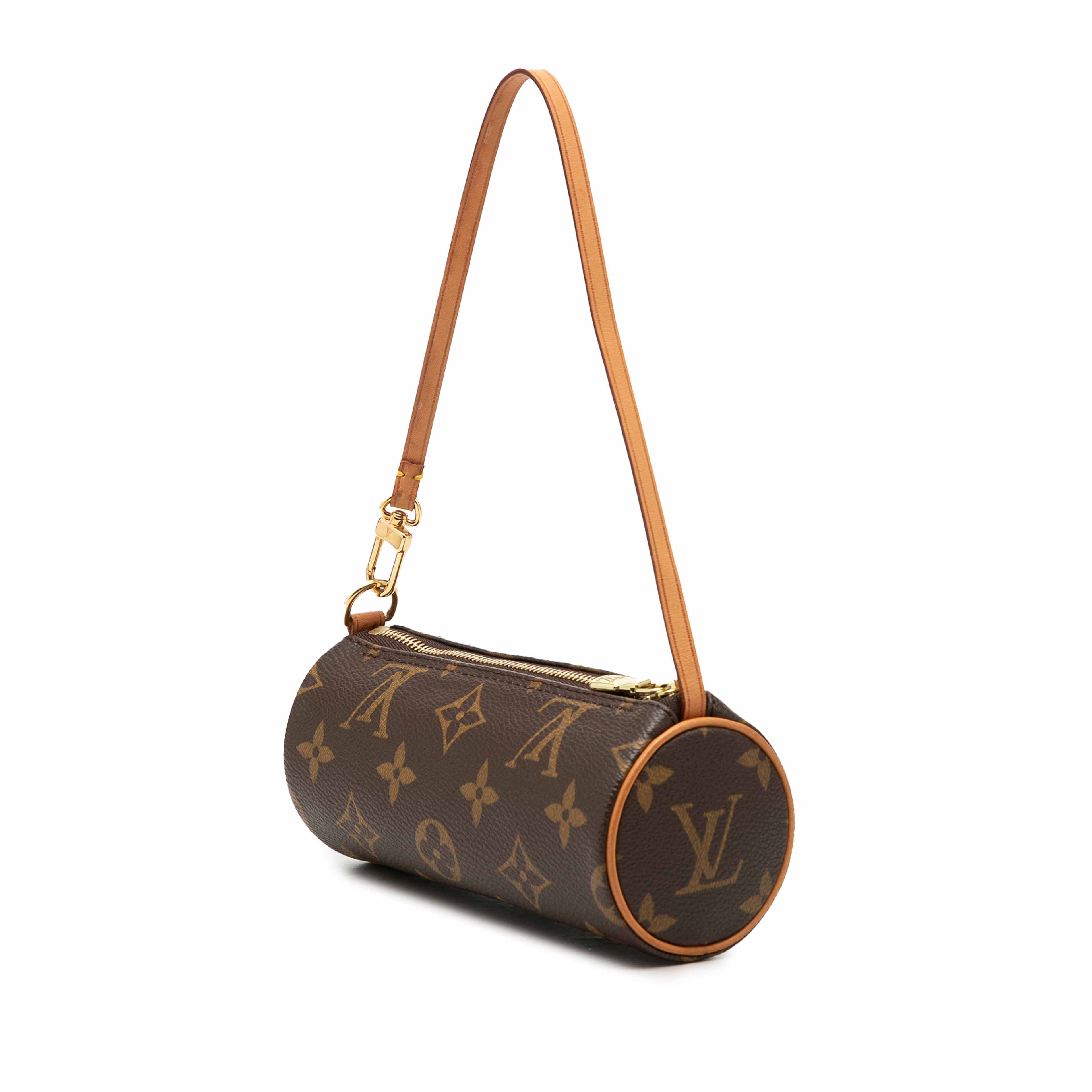 Louis Vuitton Monogram Papillon Pochette, från Luxclusif, i färgen brown. Klicka för att öppna bilden i stort format