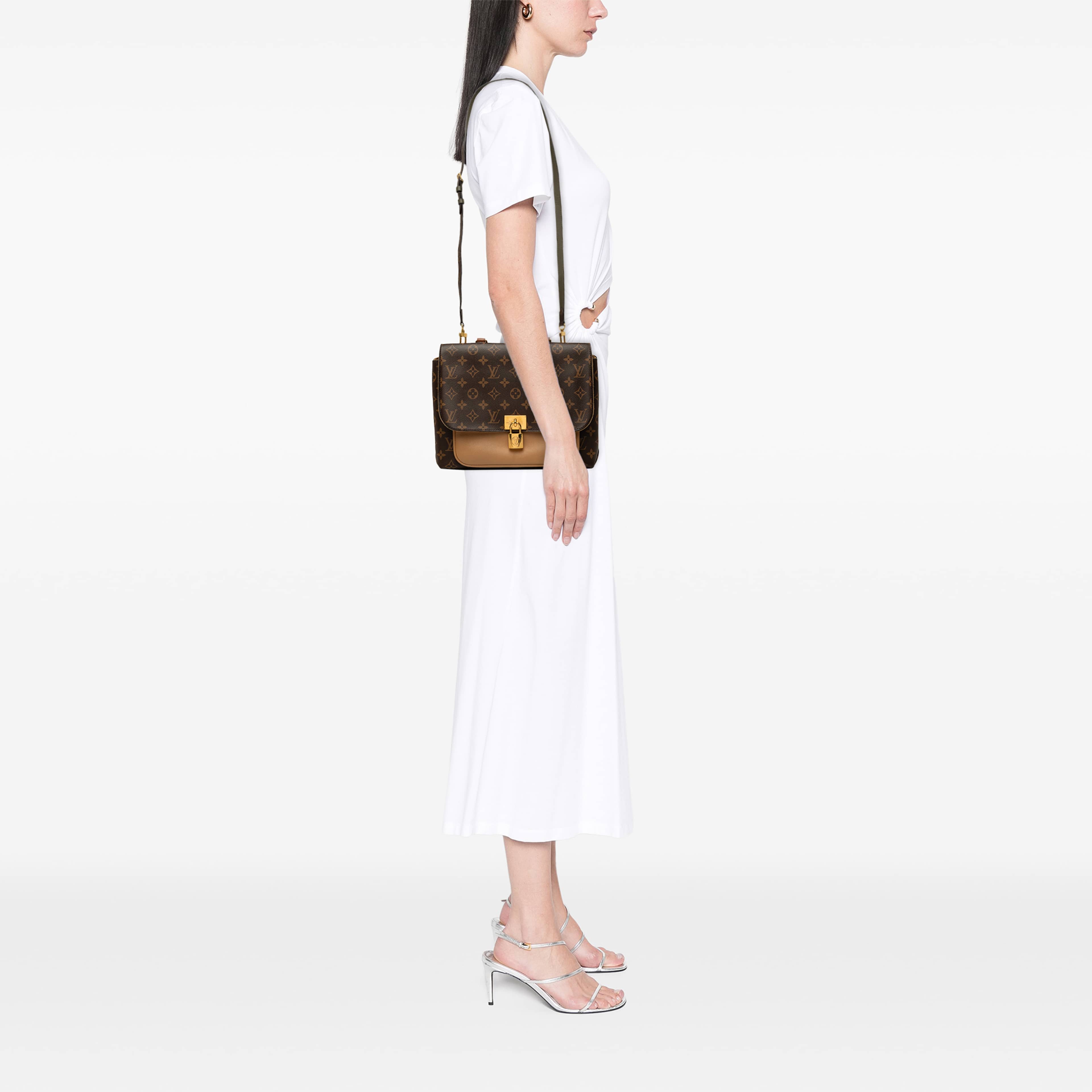 Louis Vuitton Monogram Marignan, från Luxclusif, i färgen brun. Klicka för att öppna bilden i stort format