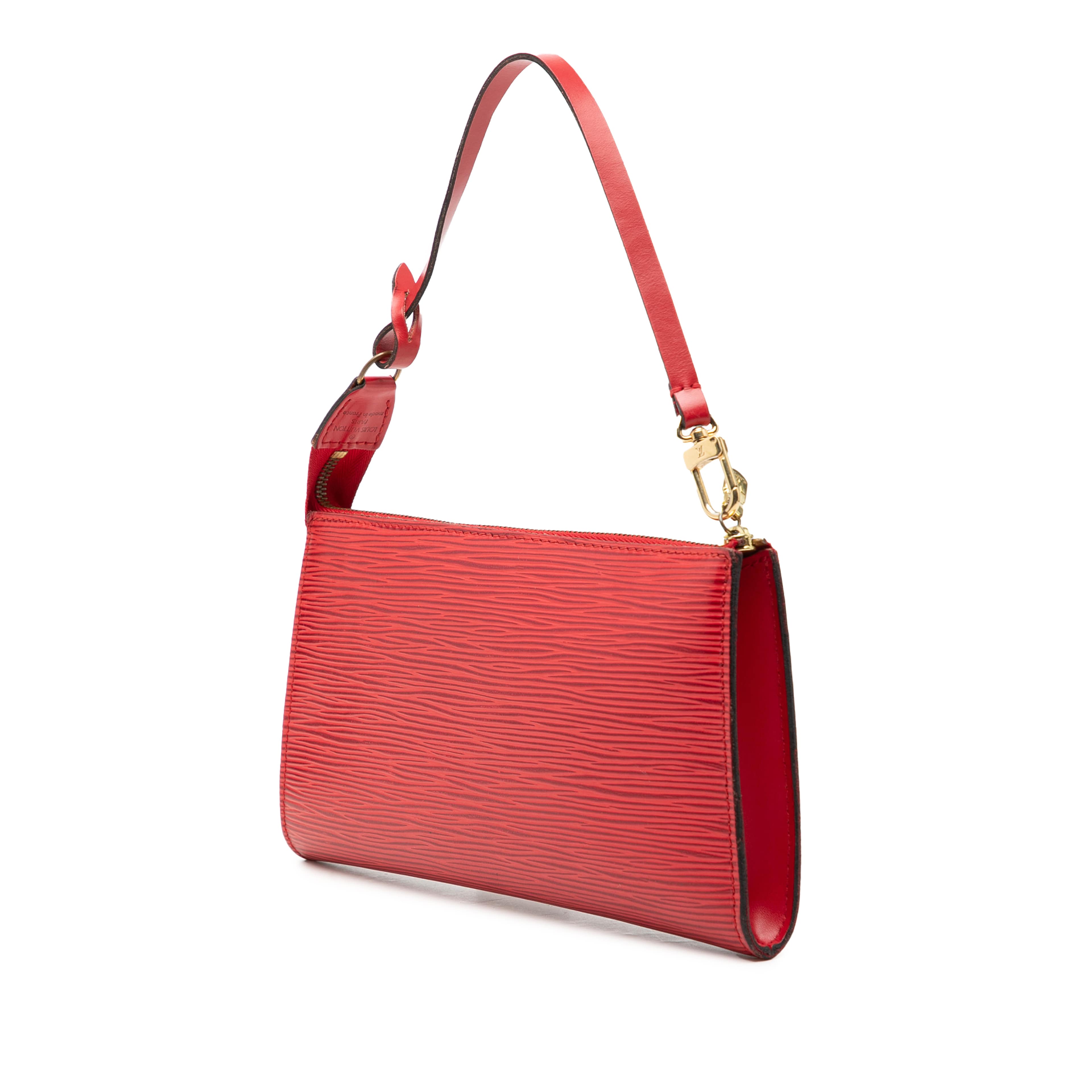 Louis Vuitton Epi Pochette Accessoires, från Luxclusif, i färgen red. Klicka för att öppna bilden i stort format