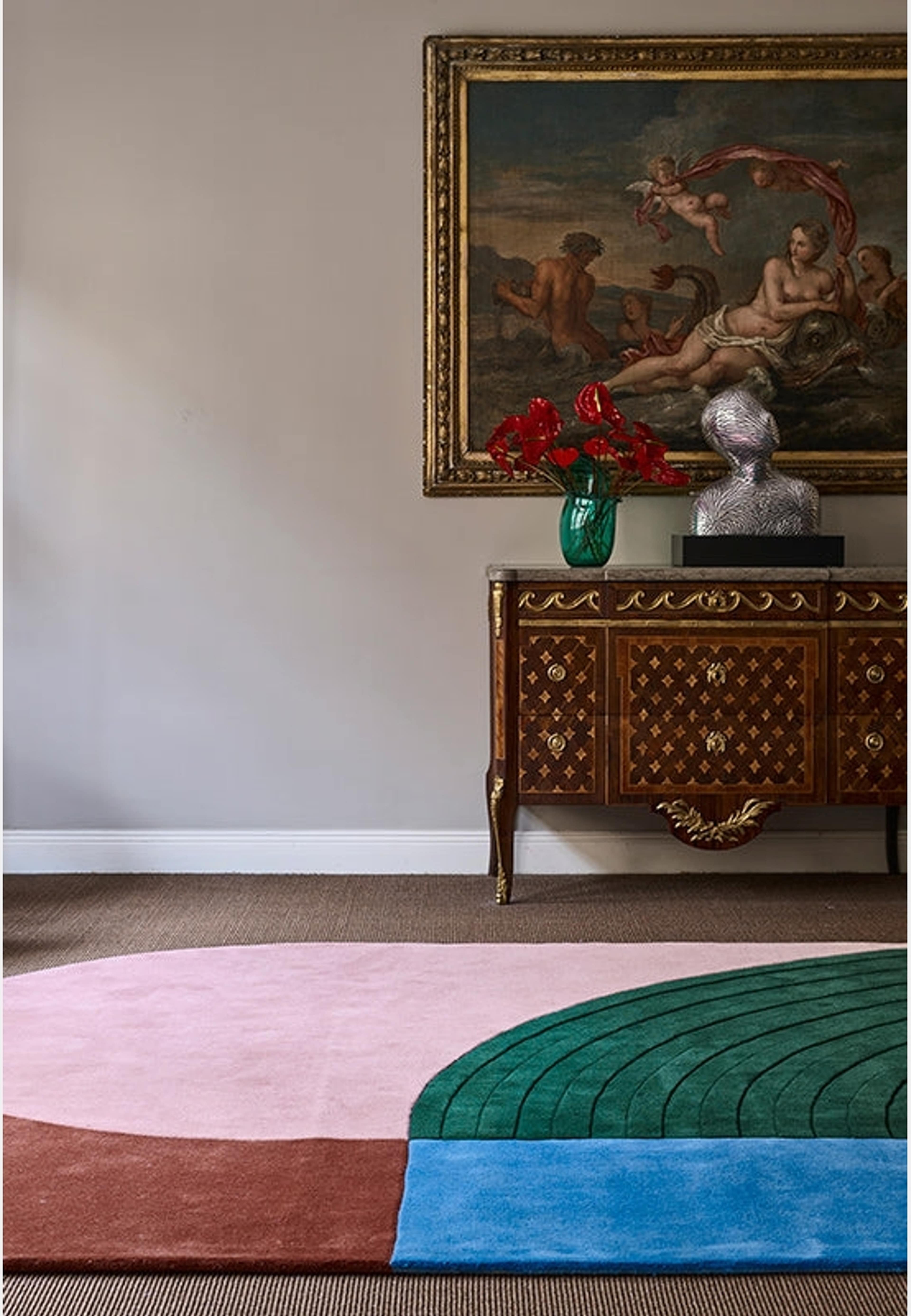 Follow The Trace Green Garden, från Layered, i färgen multicolor. Klicka för att öppna bilden i stort format