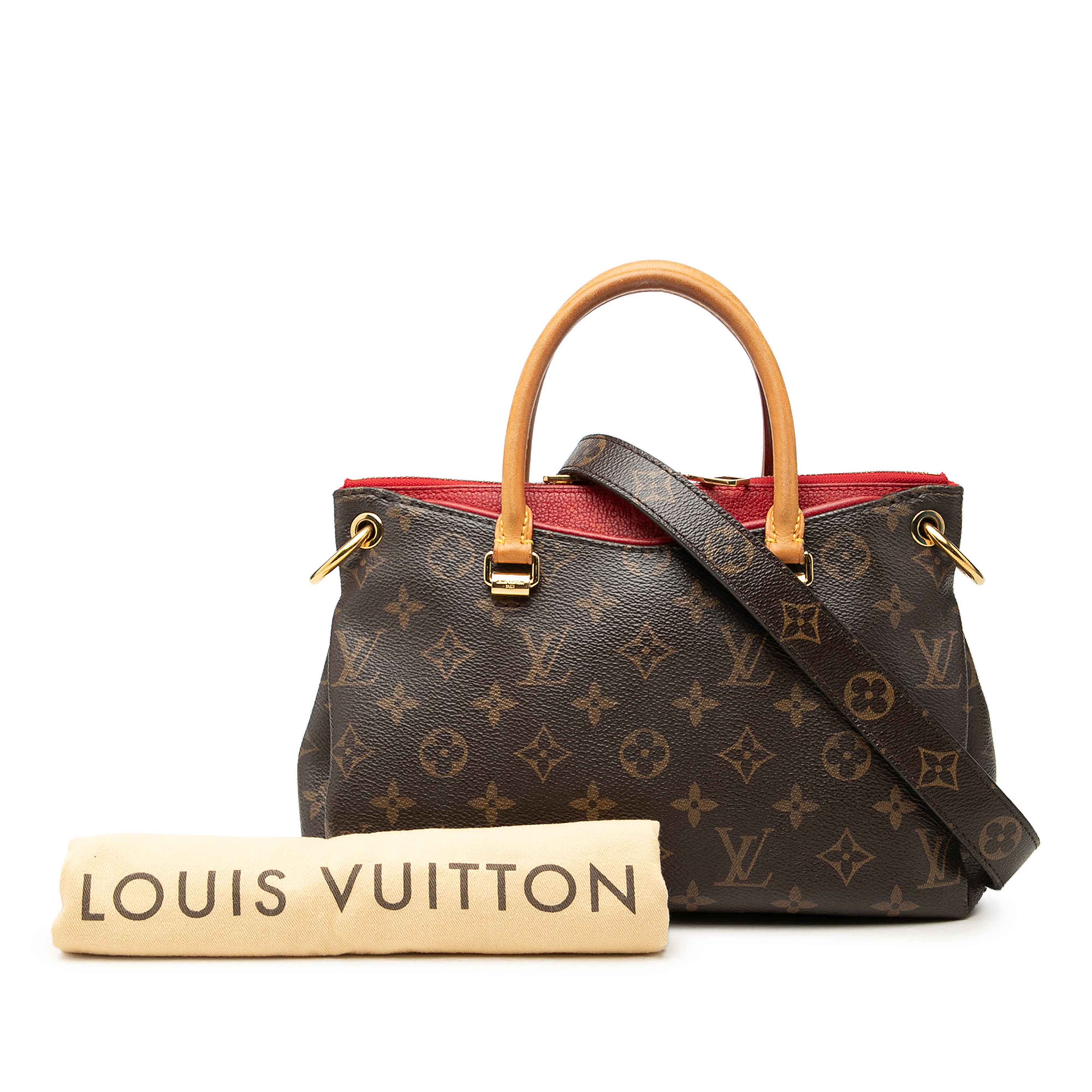 Louis Vuitton Monogram Pallas Bb, från Luxclusif, i färgen brun. Klicka för att öppna bilden i stort format