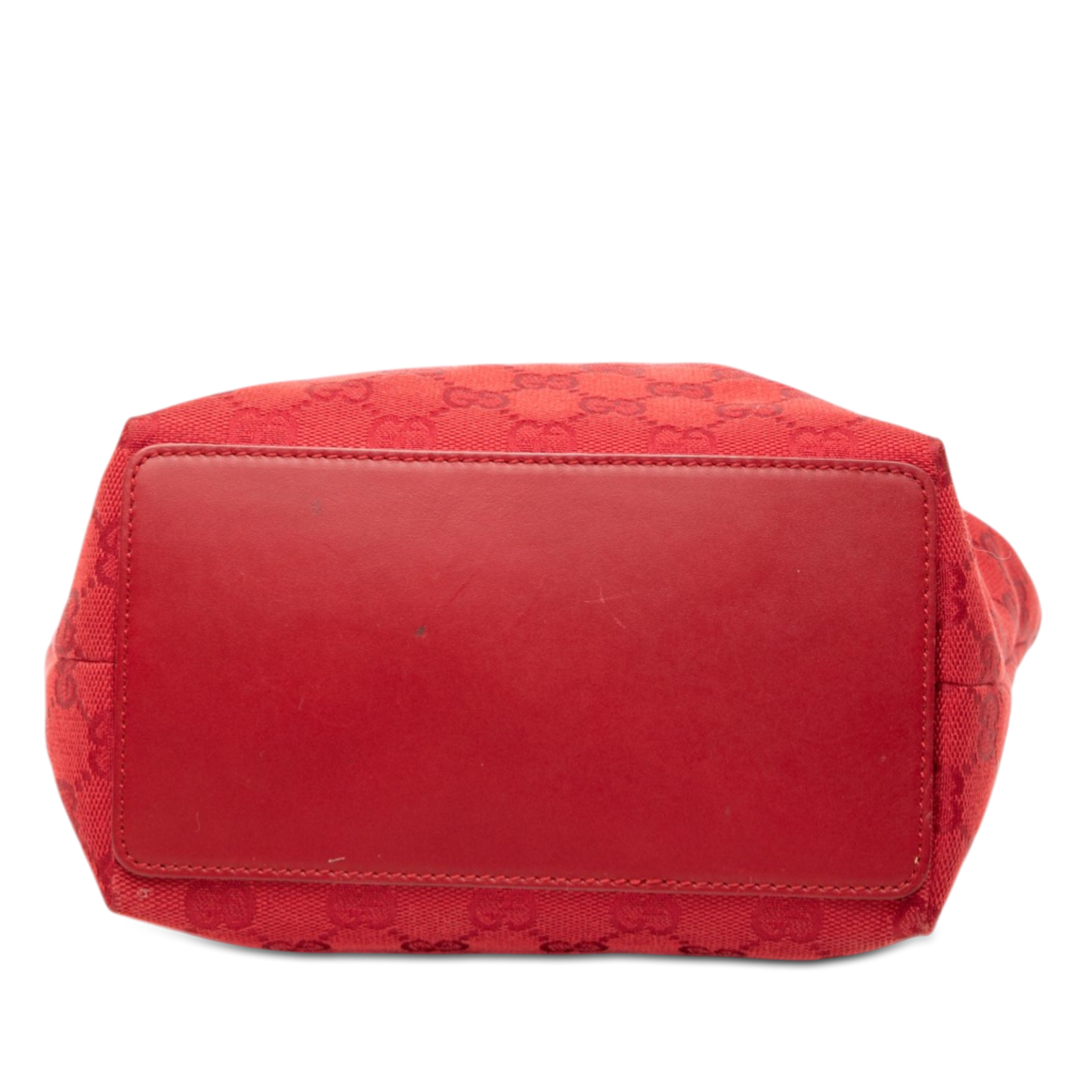 Gucci Gg Canvas Tote, från Luxclusif, i färgen röd. Klicka för att öppna bilden i stort format