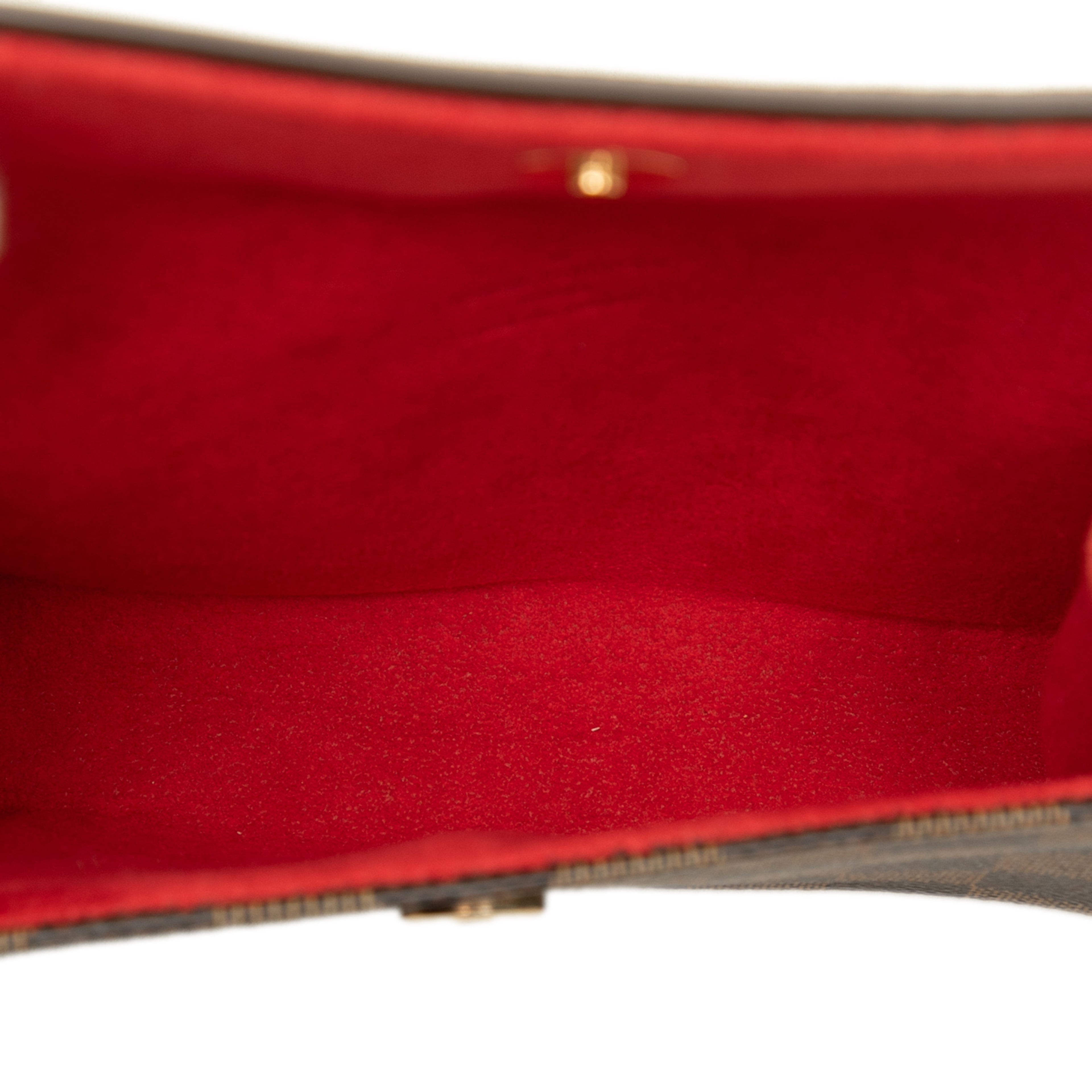 Louis Vuitton Damier Ebene Florentine Pochette, från Luxclusif, i färgen brun. Klicka för att öppna bilden i stort format