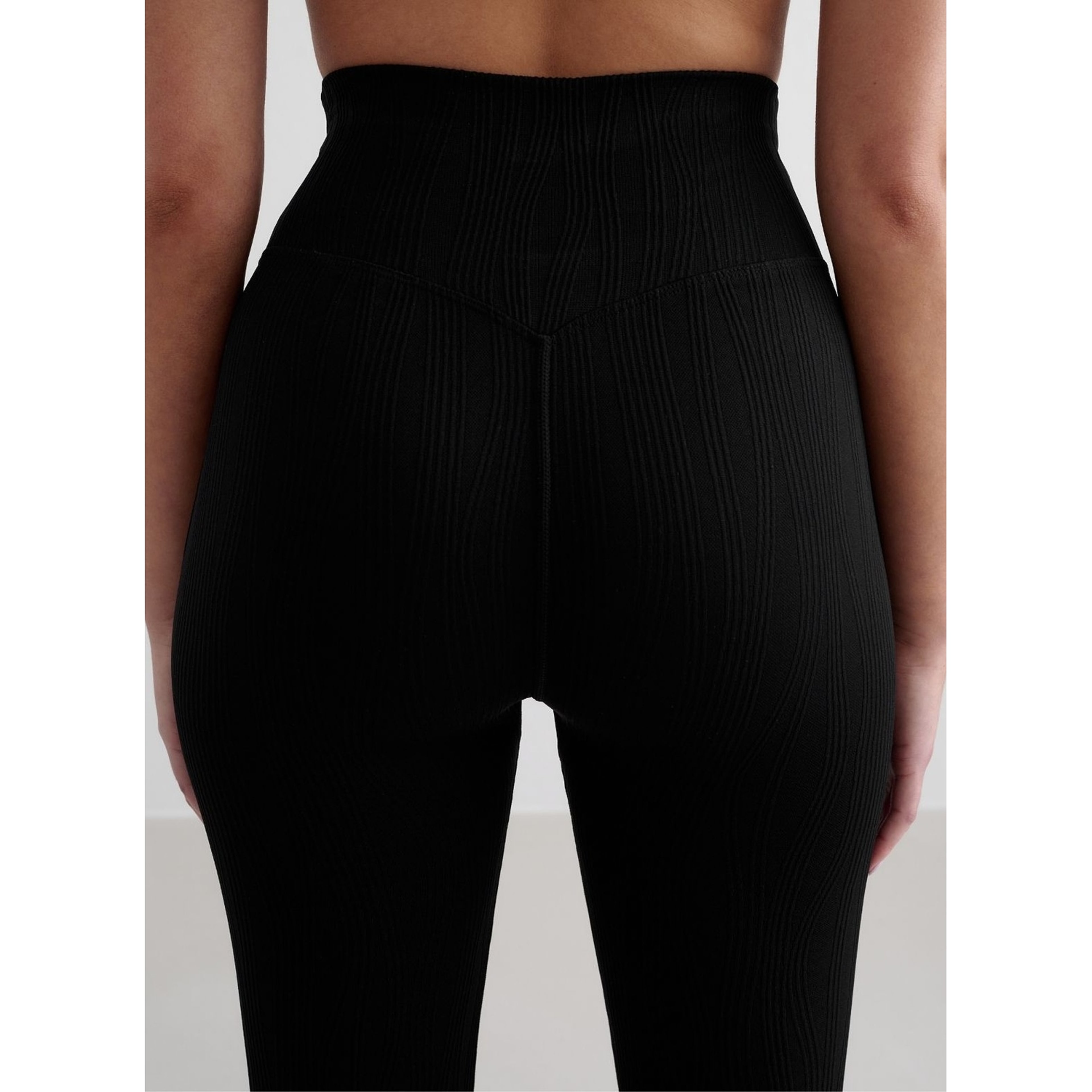 Black Tulip Flare Tights