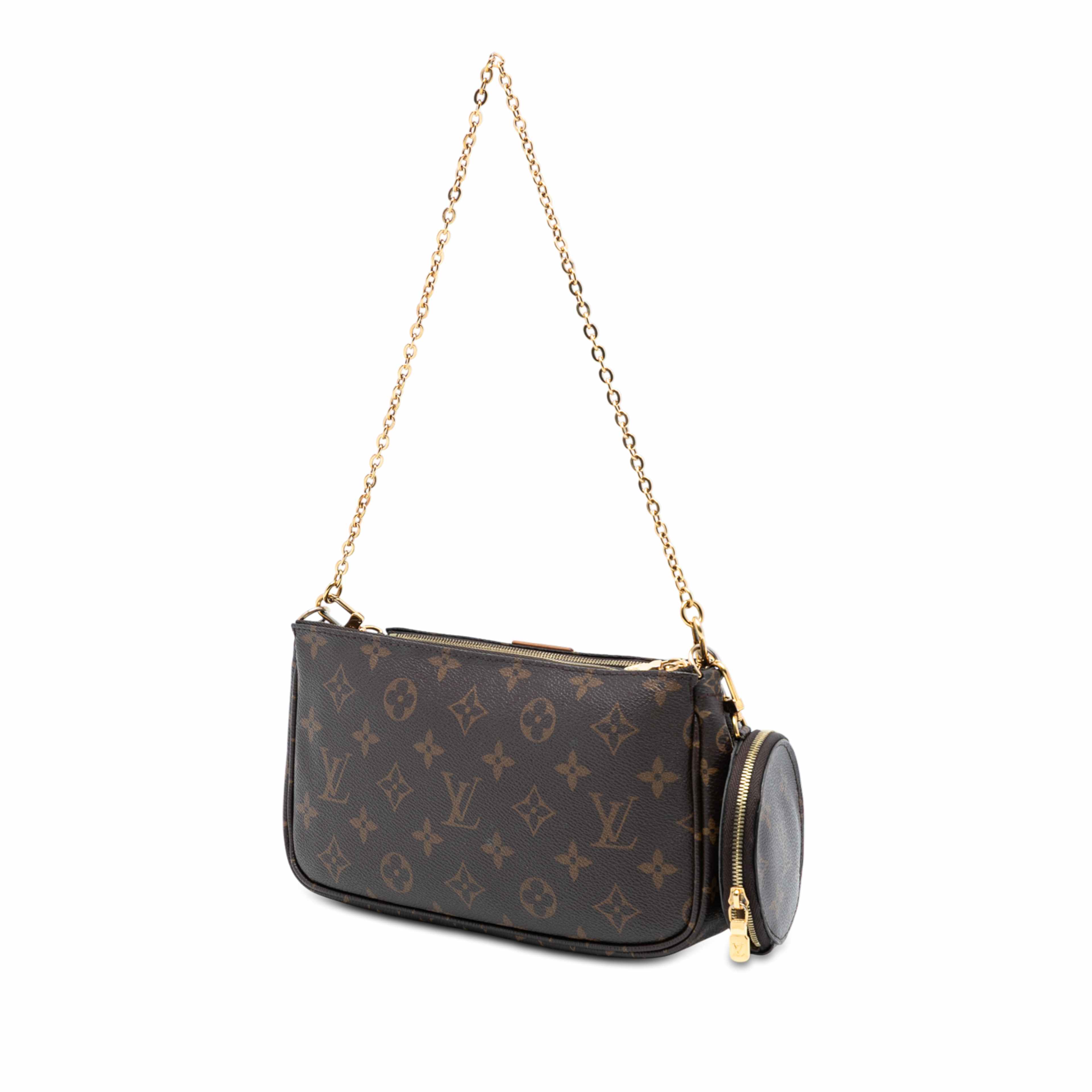 Louis Vuitton Monogram Multi Pochette Accessoires, från Luxclusif, i färgen brown. Klicka för att öppna bilden i stort format
