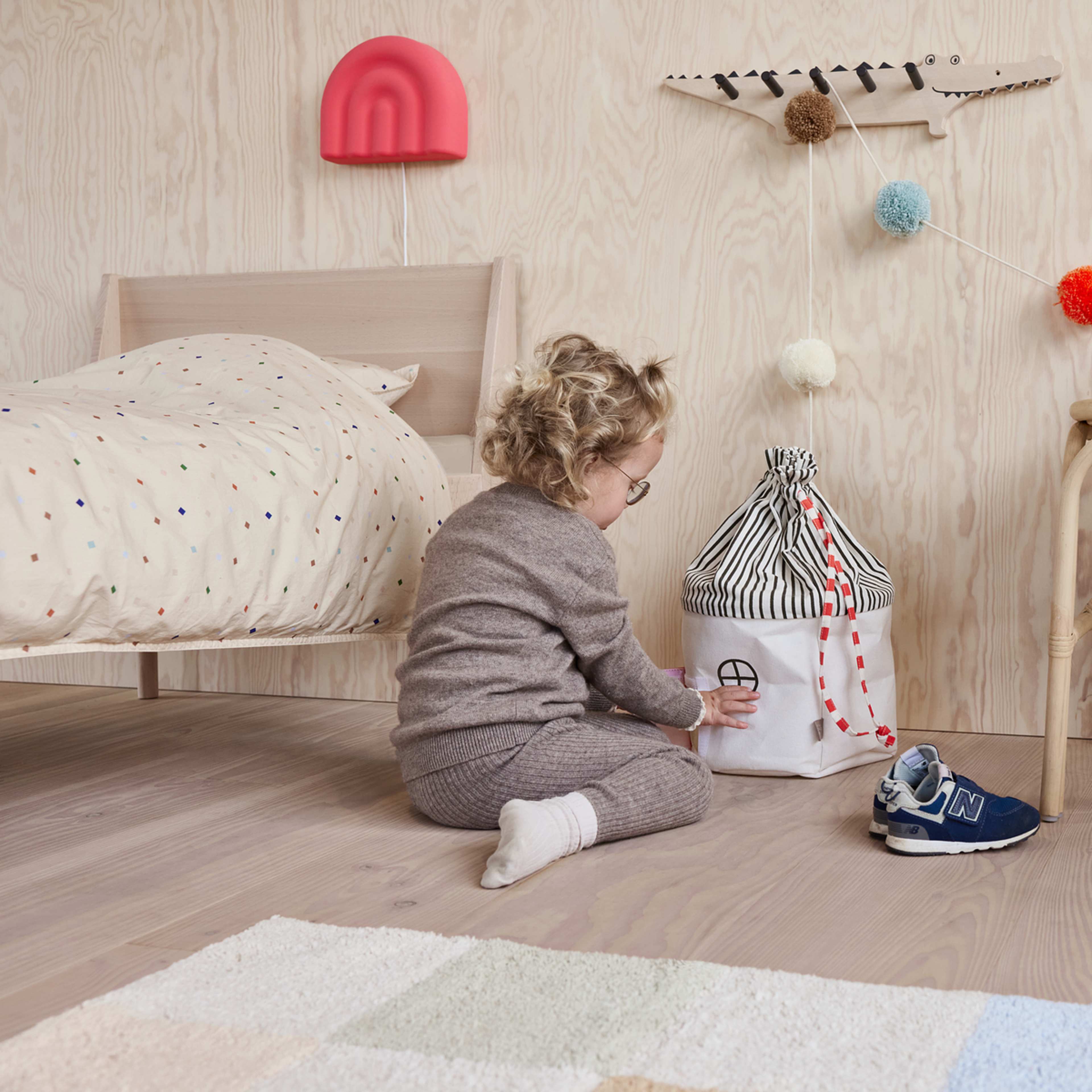 Konfetti Bedding - Baby, från OYOY Mini, i färgen multi. Klicka för att öppna bilden i stort format