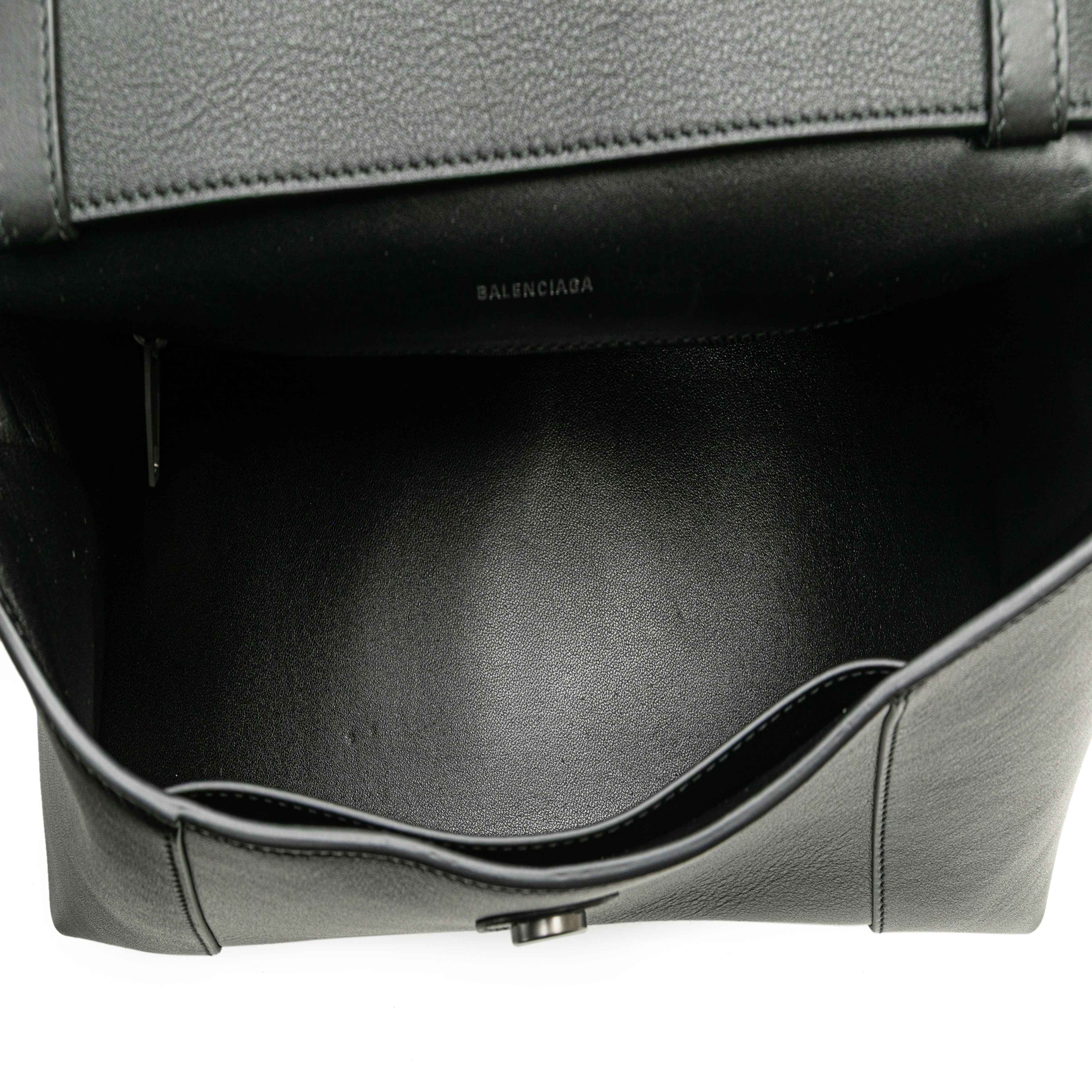 Balenciaga Medium Leather Soft Hourglass Crossbody