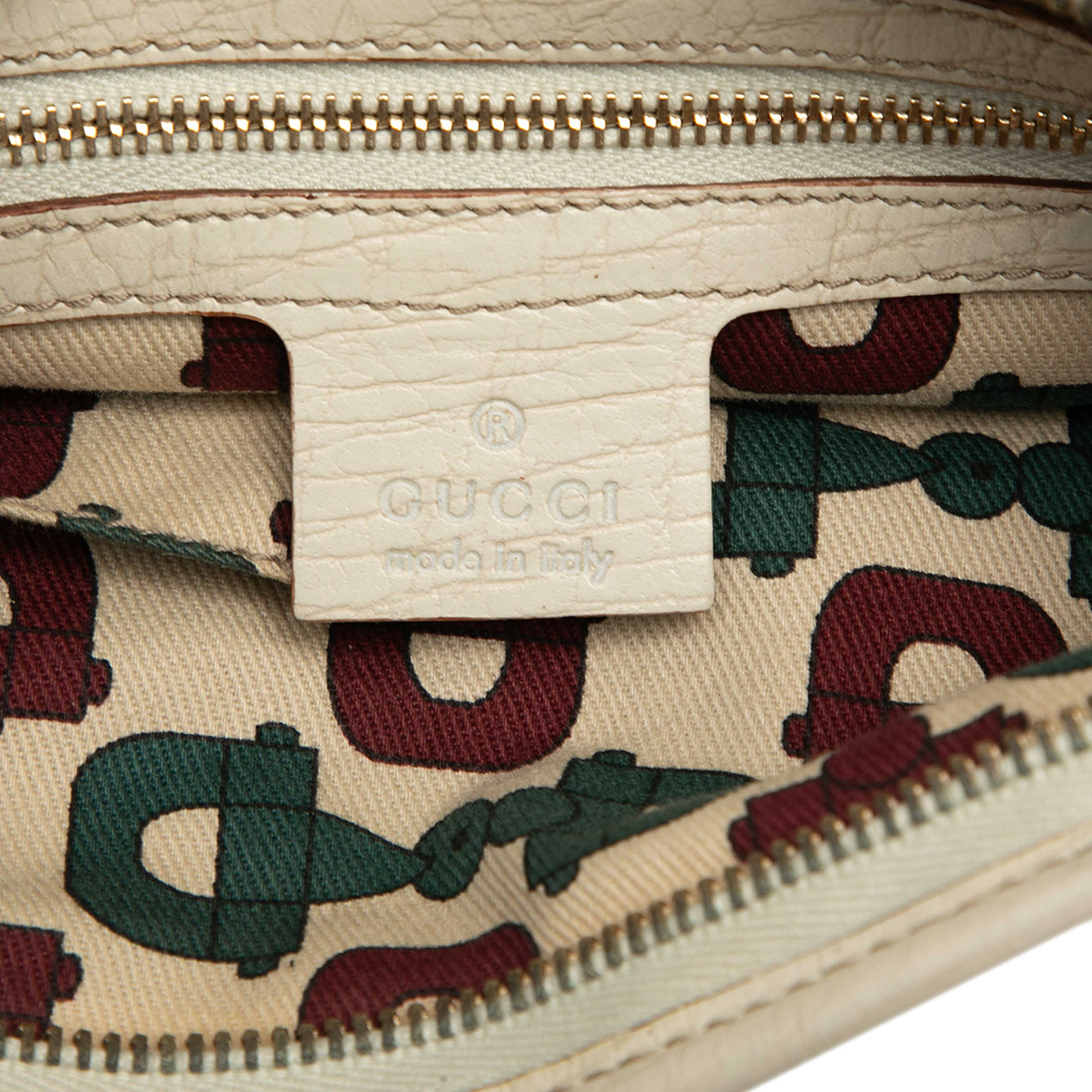 Gucci Gg Canvas Jolicoeur Crossbody, från Luxclusif, i färgen beige. Klicka för att öppna bilden i stort format