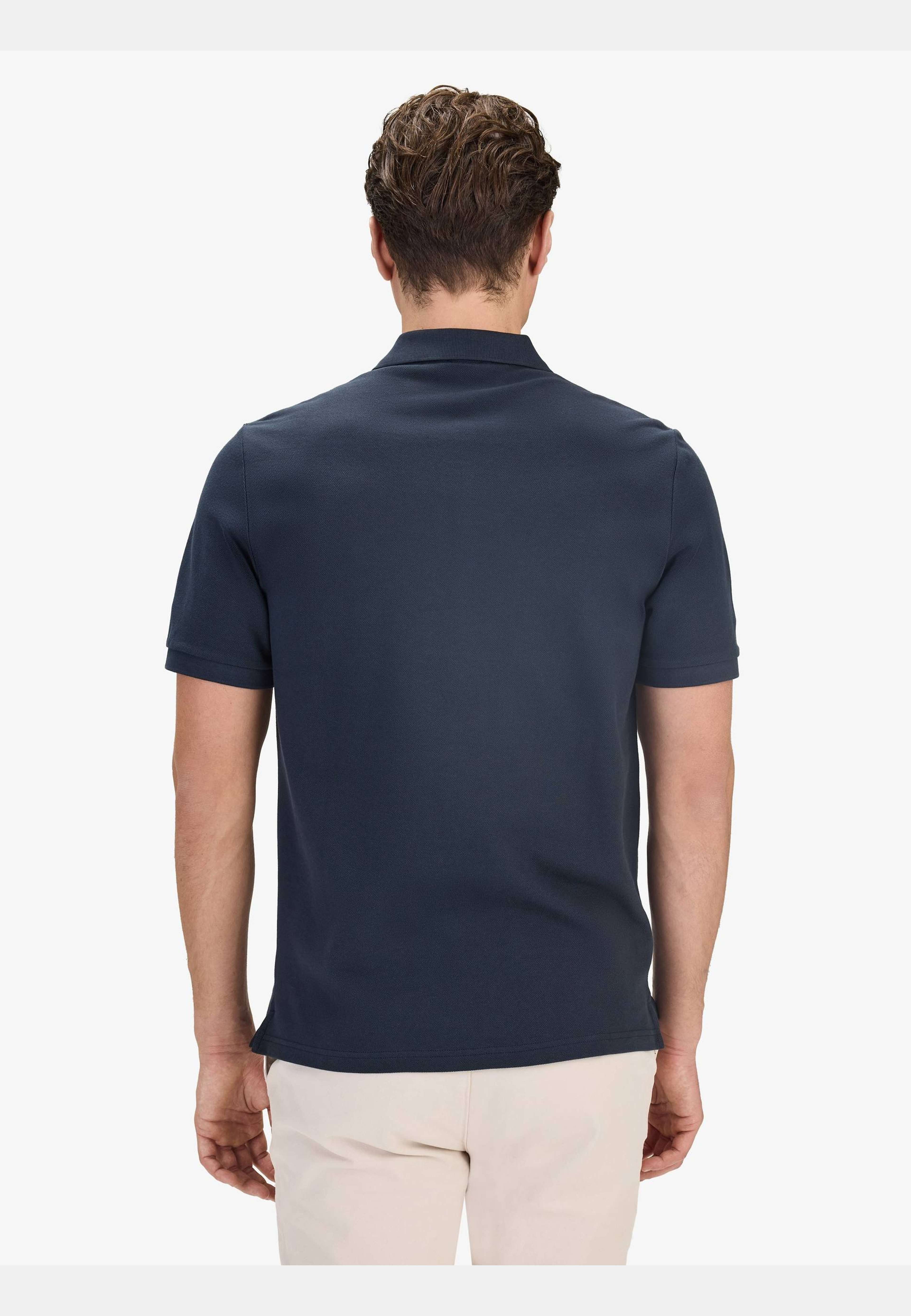 Cotton S/s Jersey Polo Piké (ola), från John Henric, i färgen navy blue. Klicka för att öppna bilden i stort format