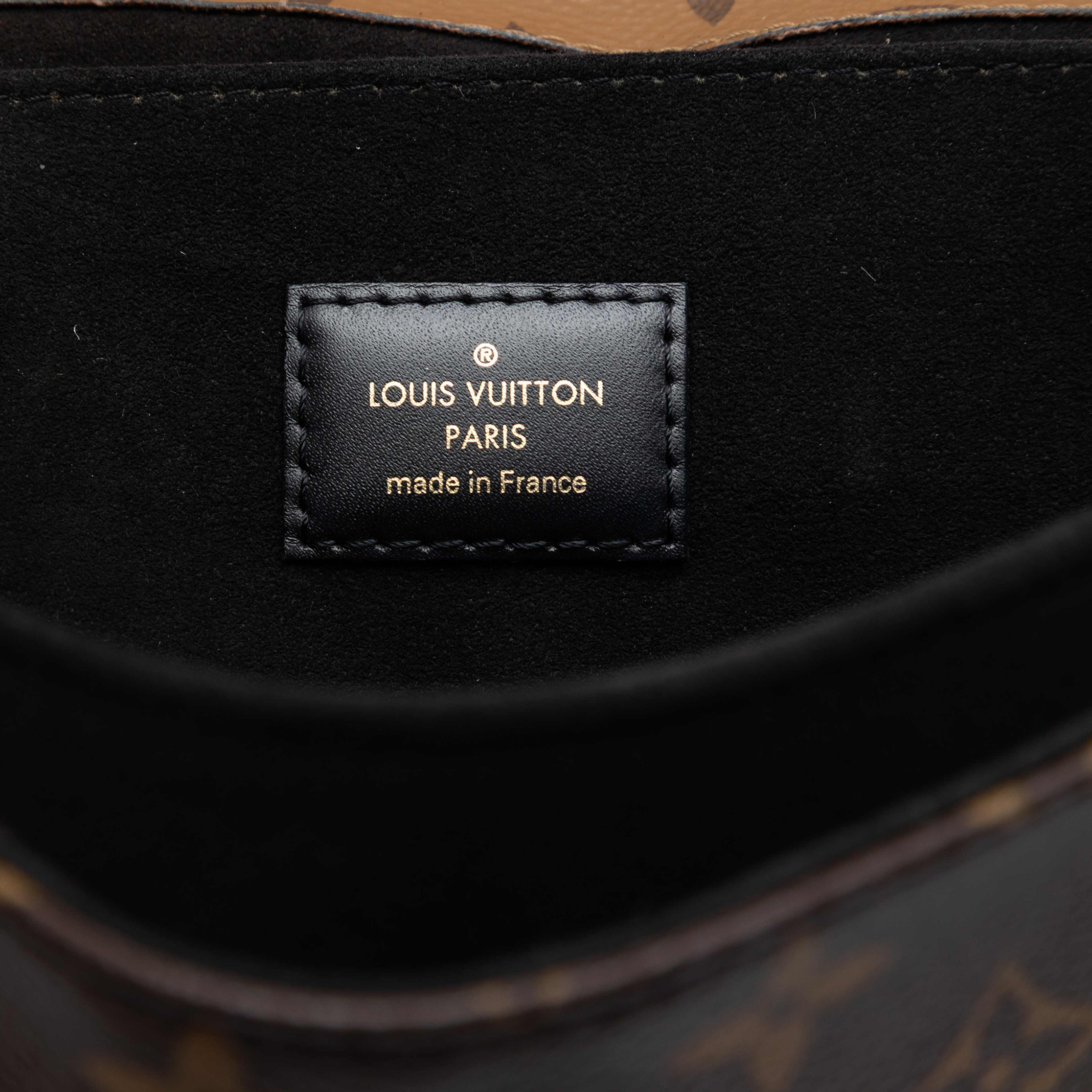 Louis Vuitton Monogram Reverse Pochette Metis, från Luxclusif, i färgen brown. Klicka för att öppna bilden i stort format