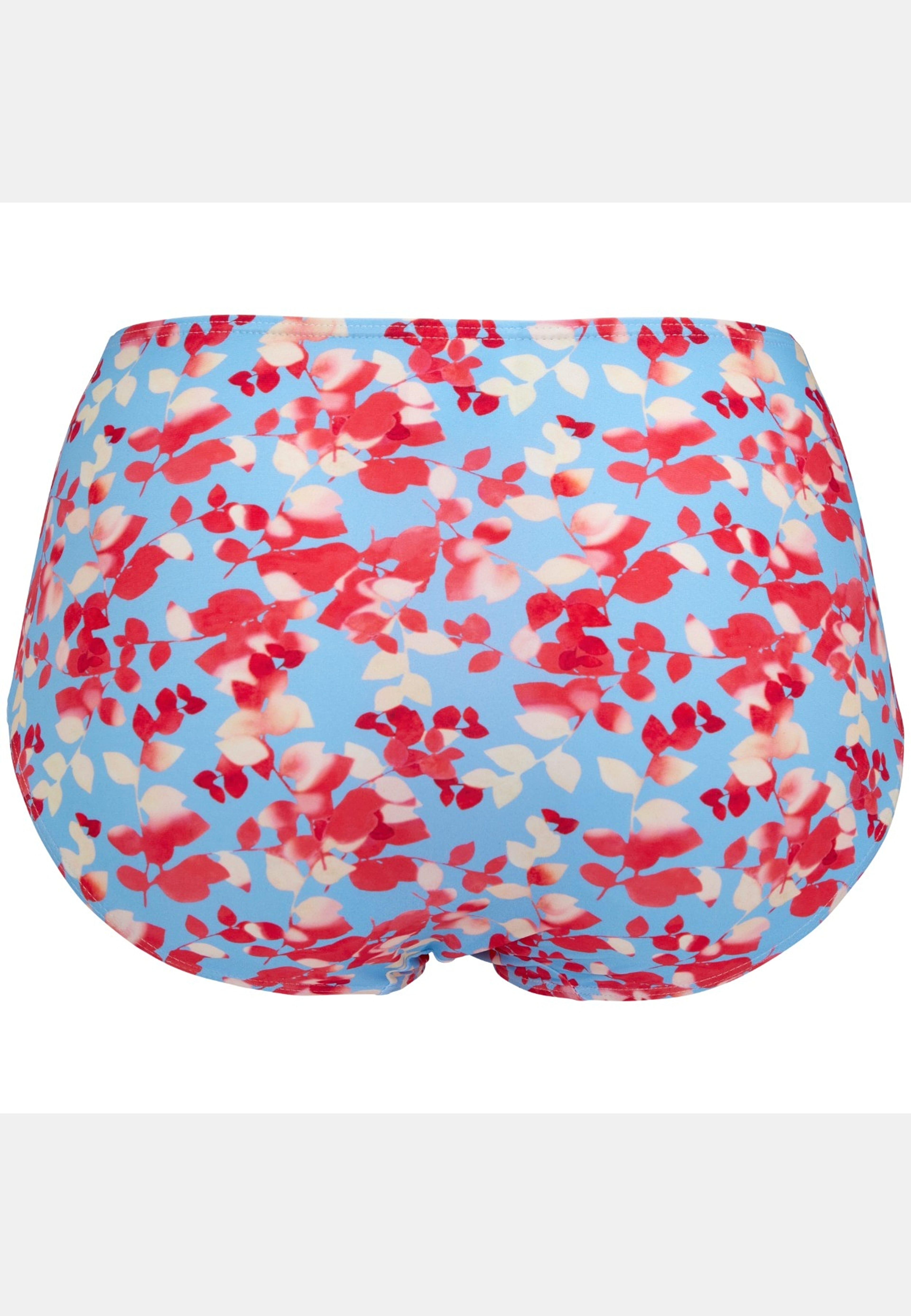 Corsica Bikinitrosa Maxi, från Abecita by Swegmark, i färgen summer leaves. Klicka för att öppna bilden i stort format