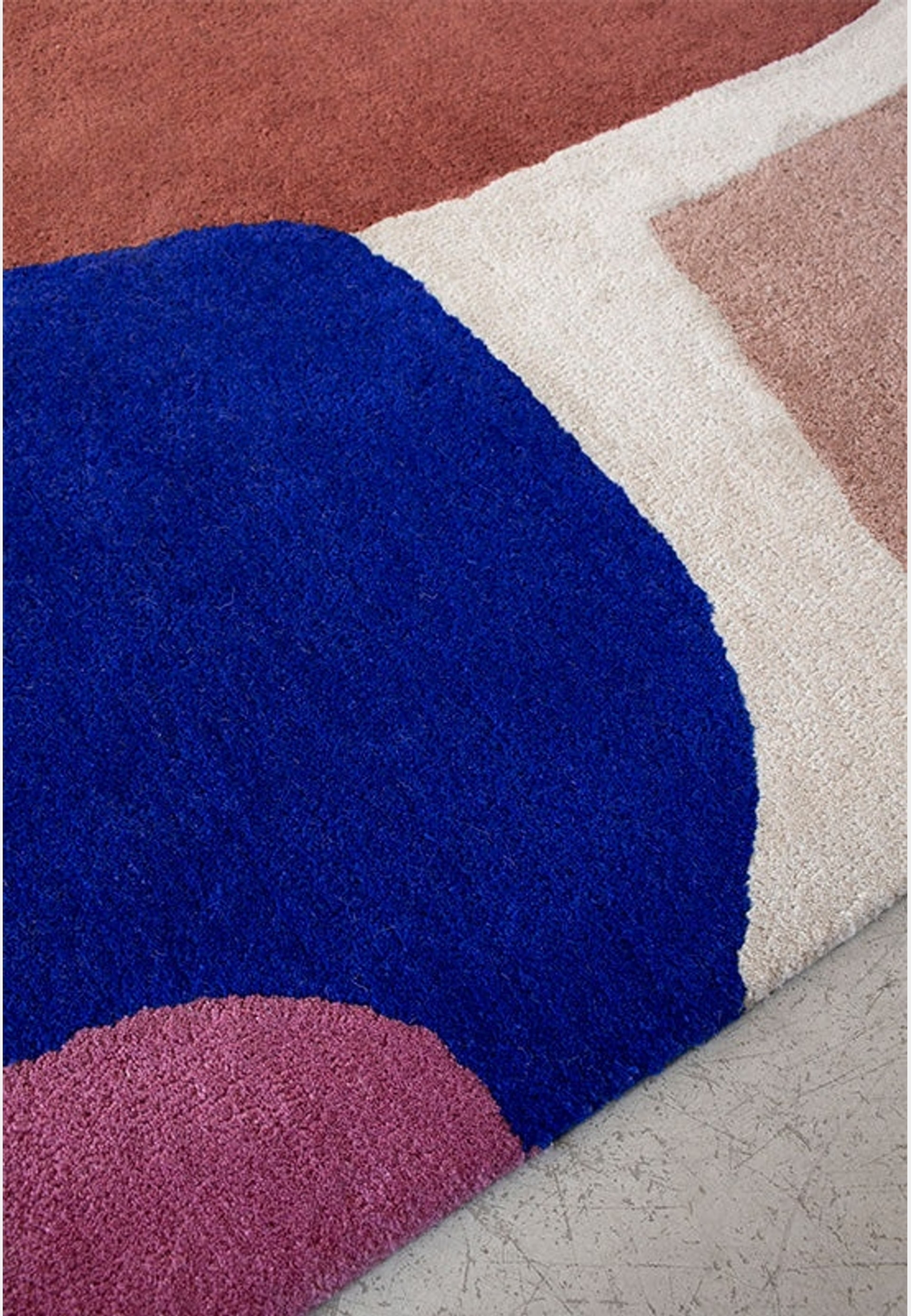 Scandi Ullmatta Lake Patterned, från Layered, i färgen lake patterned. Klicka för att öppna bilden i stort format