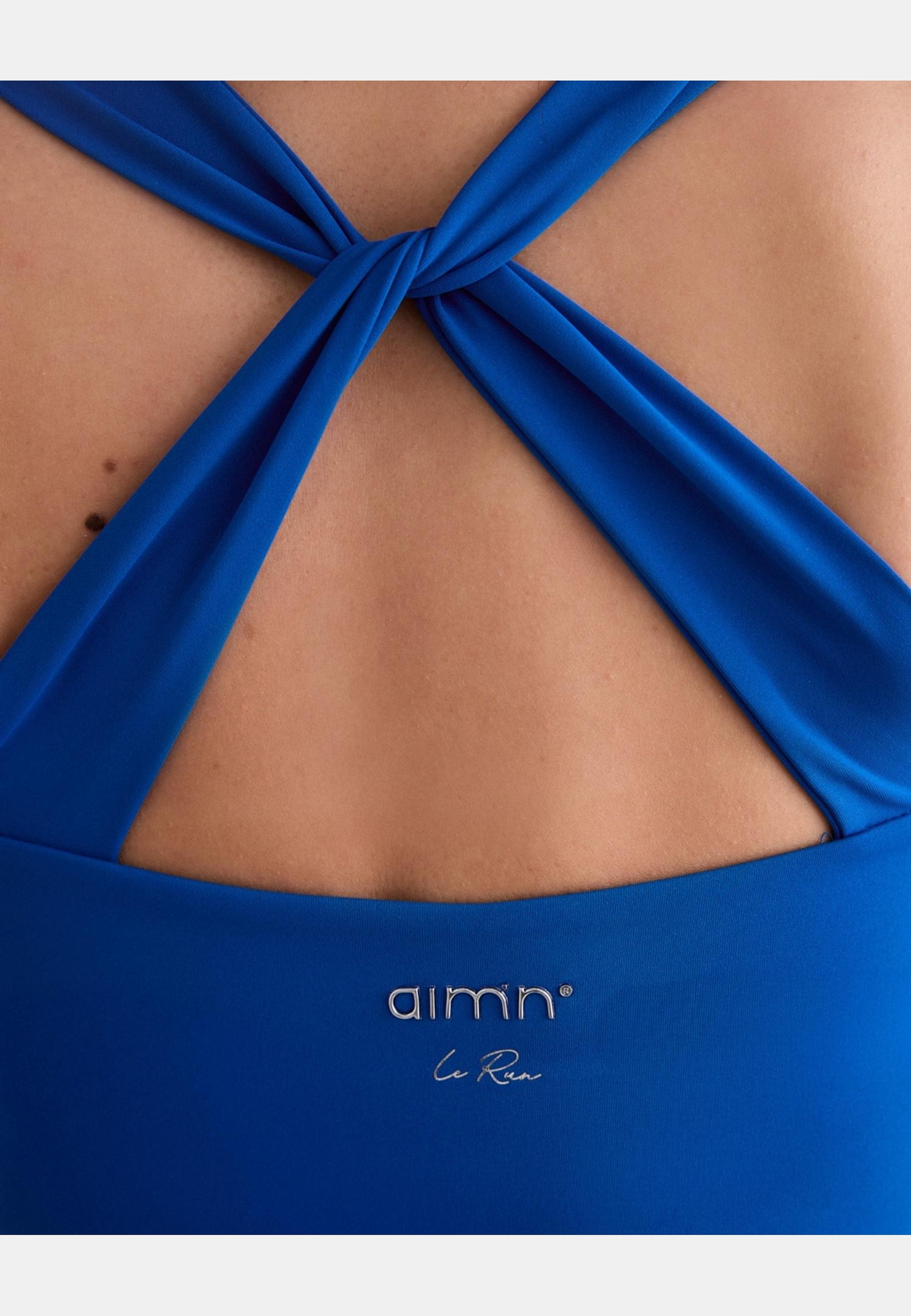 Lunar Running Singlet, från aim'n, i färgen azure. Klicka för att öppna bilden i stort format