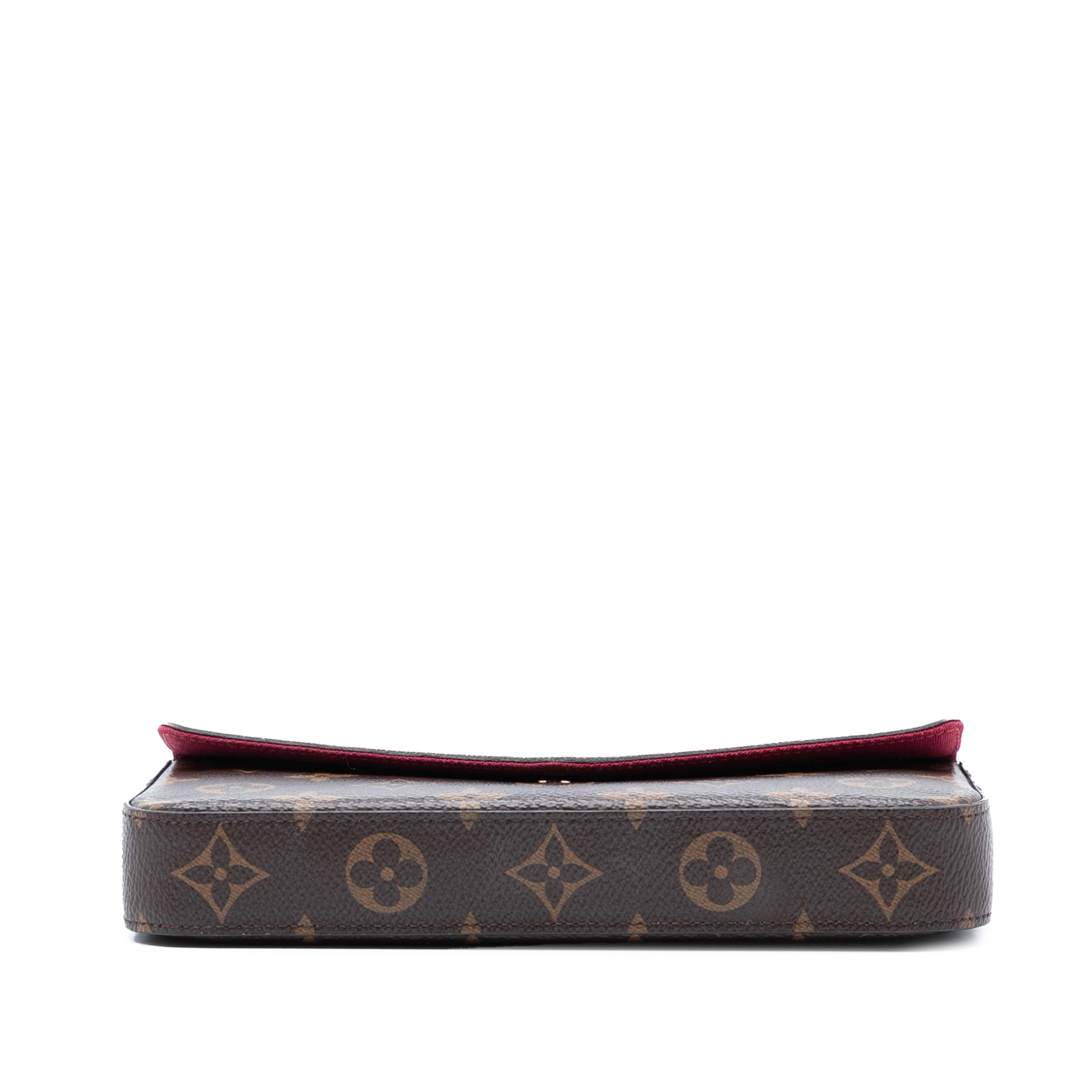 Louis Vuitton Monogram Pochette Felicie, från Luxclusif, i färgen brown. Klicka för att öppna bilden i stort format