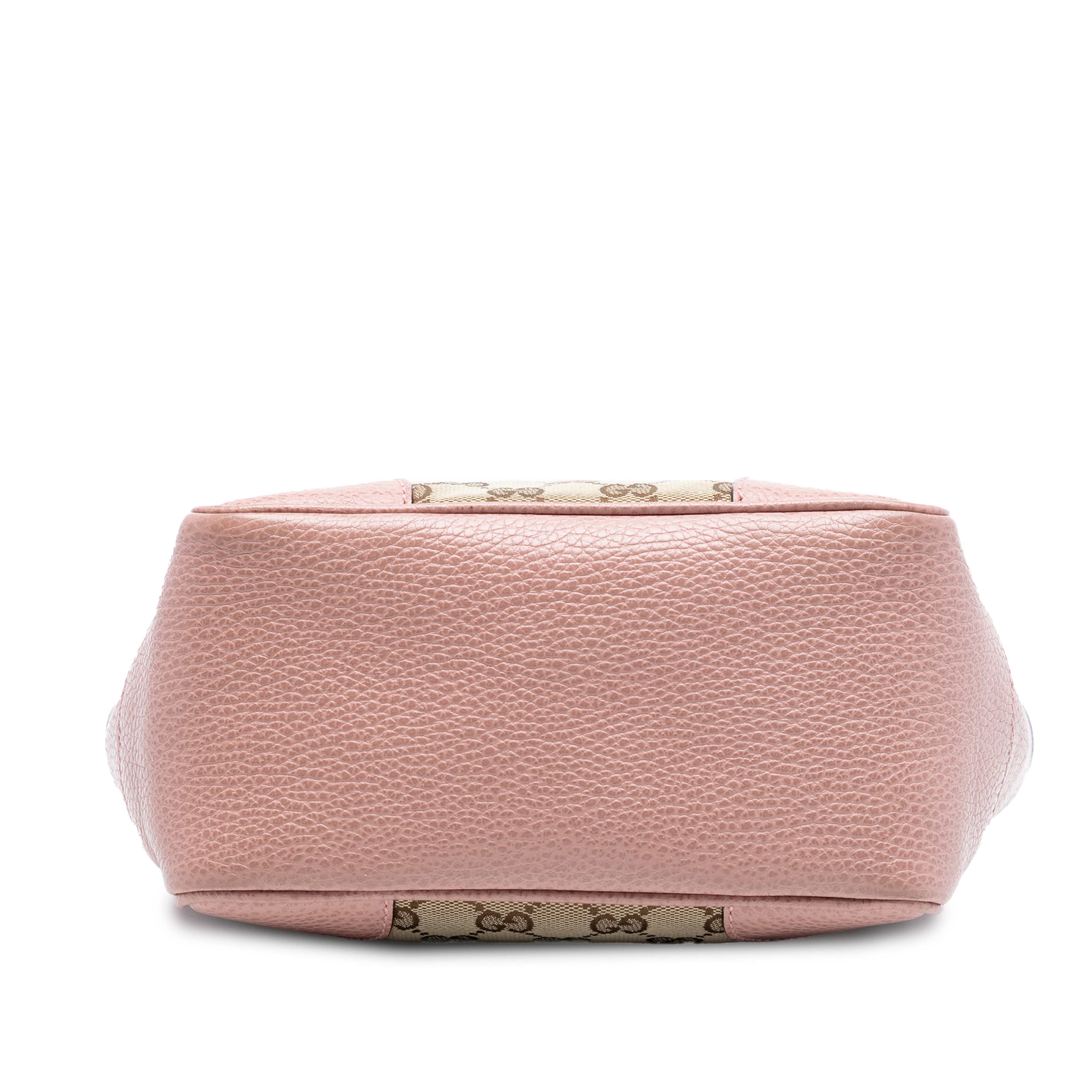 Gucci Small Gg Canvas Bree Satchel, från Luxclusif, i färgen beige. Klicka för att öppna bilden i stort format