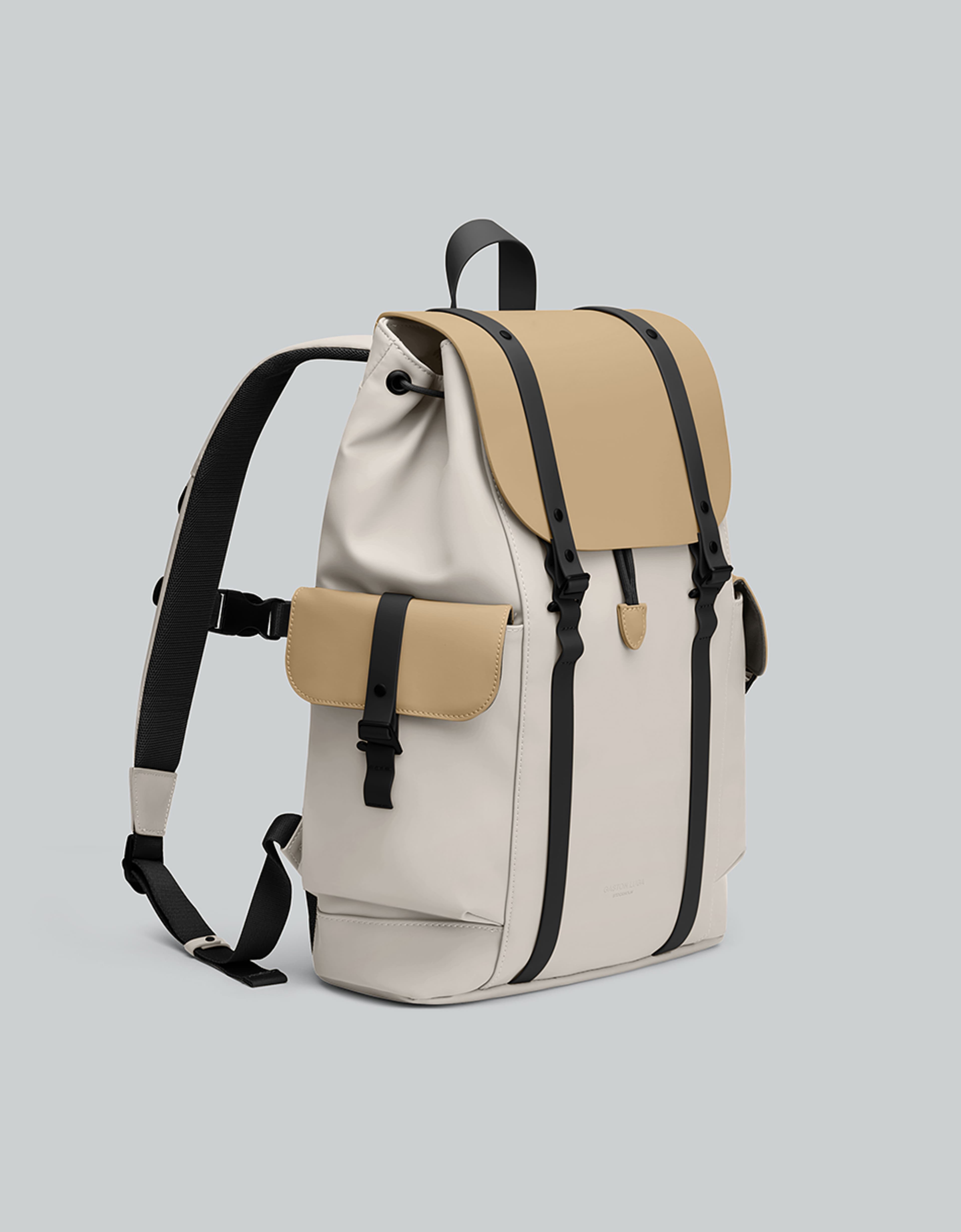 Spläsh Utility Backpack 16", från Gaston Luga, i färgen latte / cloud cream. Klicka för att öppna bilden i stort format