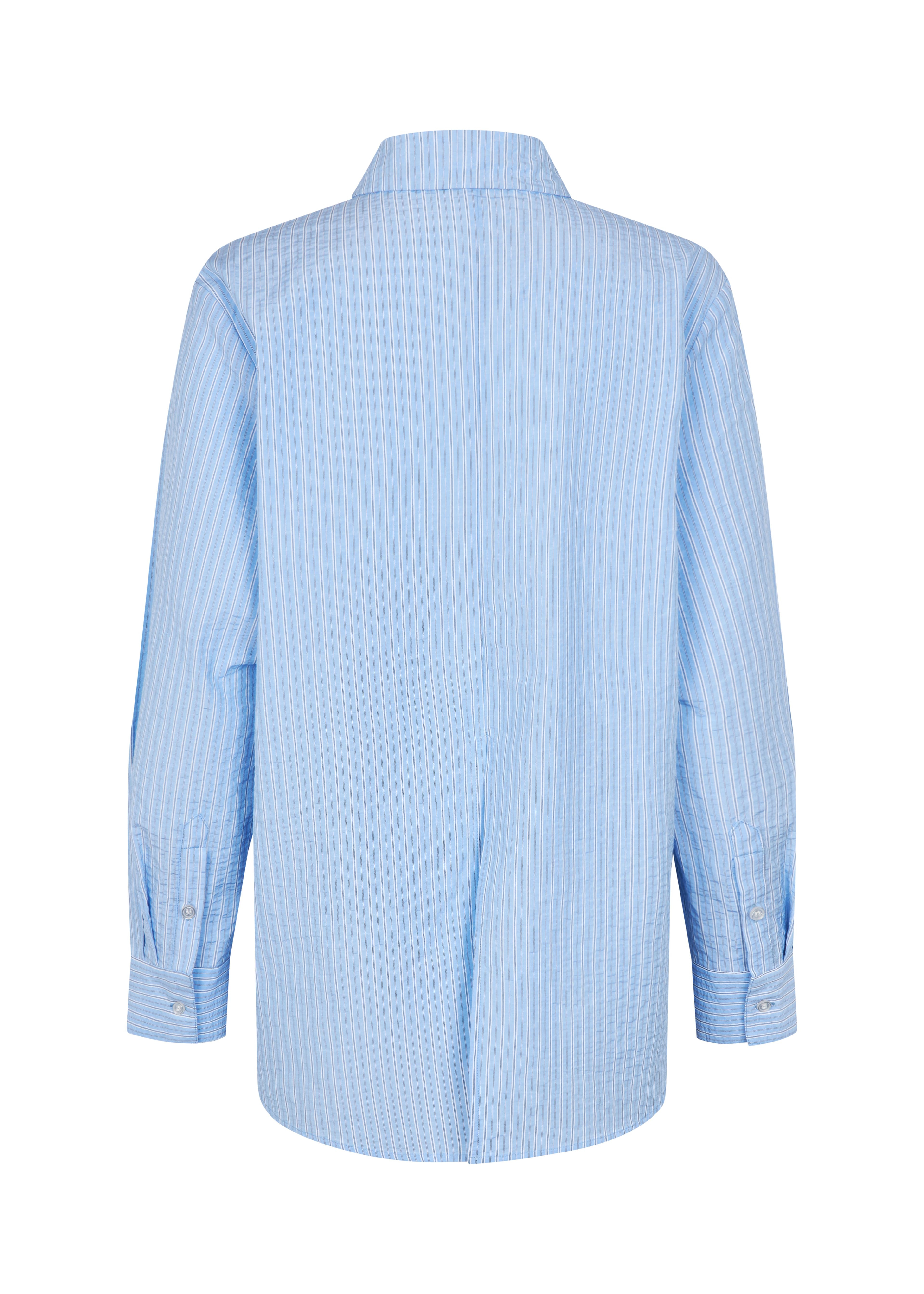 Viggemd Stripe Shirt, från Modström, i färgen blue and white stripe. Klicka för att öppna bilden i stort format