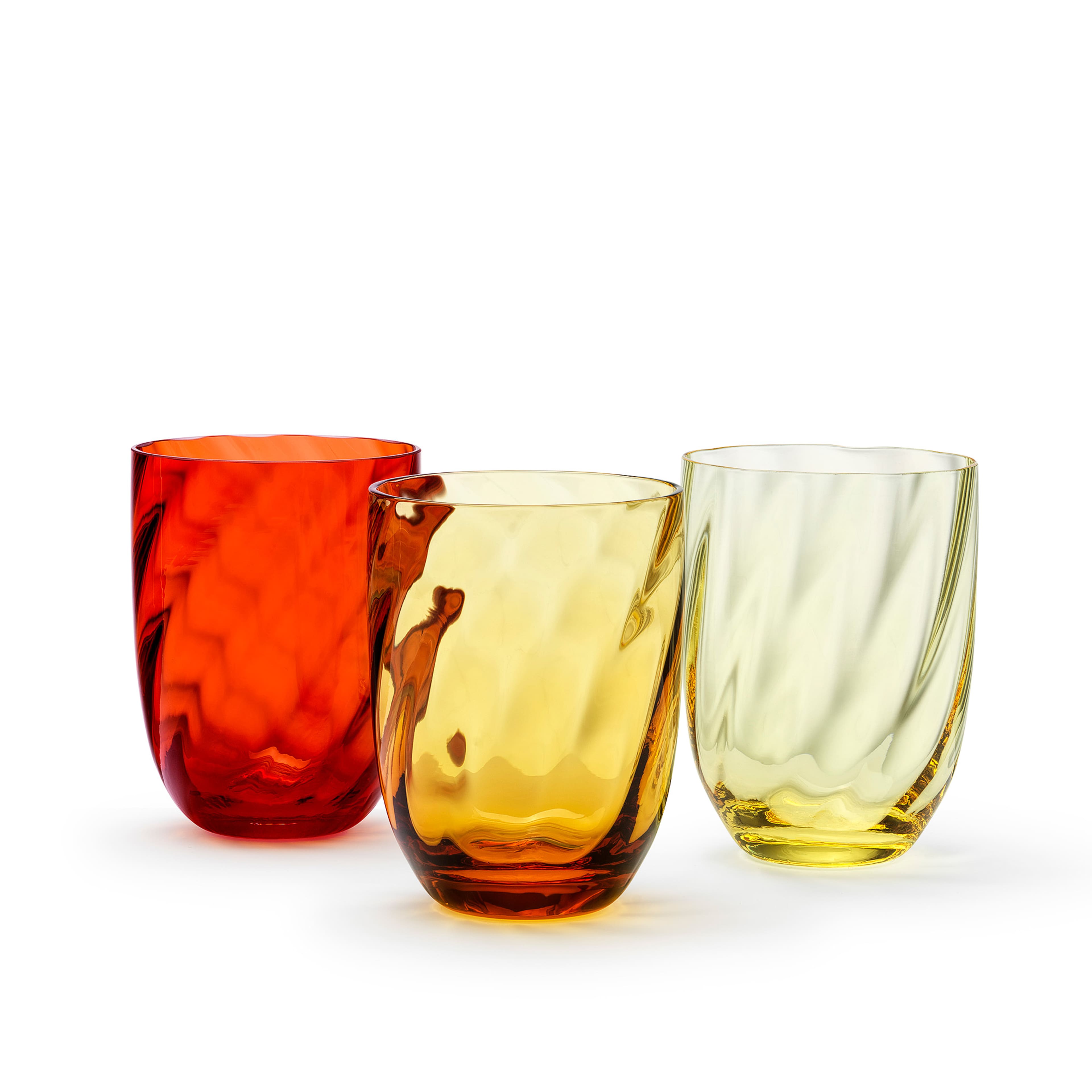 Karin Dricksglas, 2-pack, från In Flore, i färgen röd. Klicka för att öppna bilden i stort format