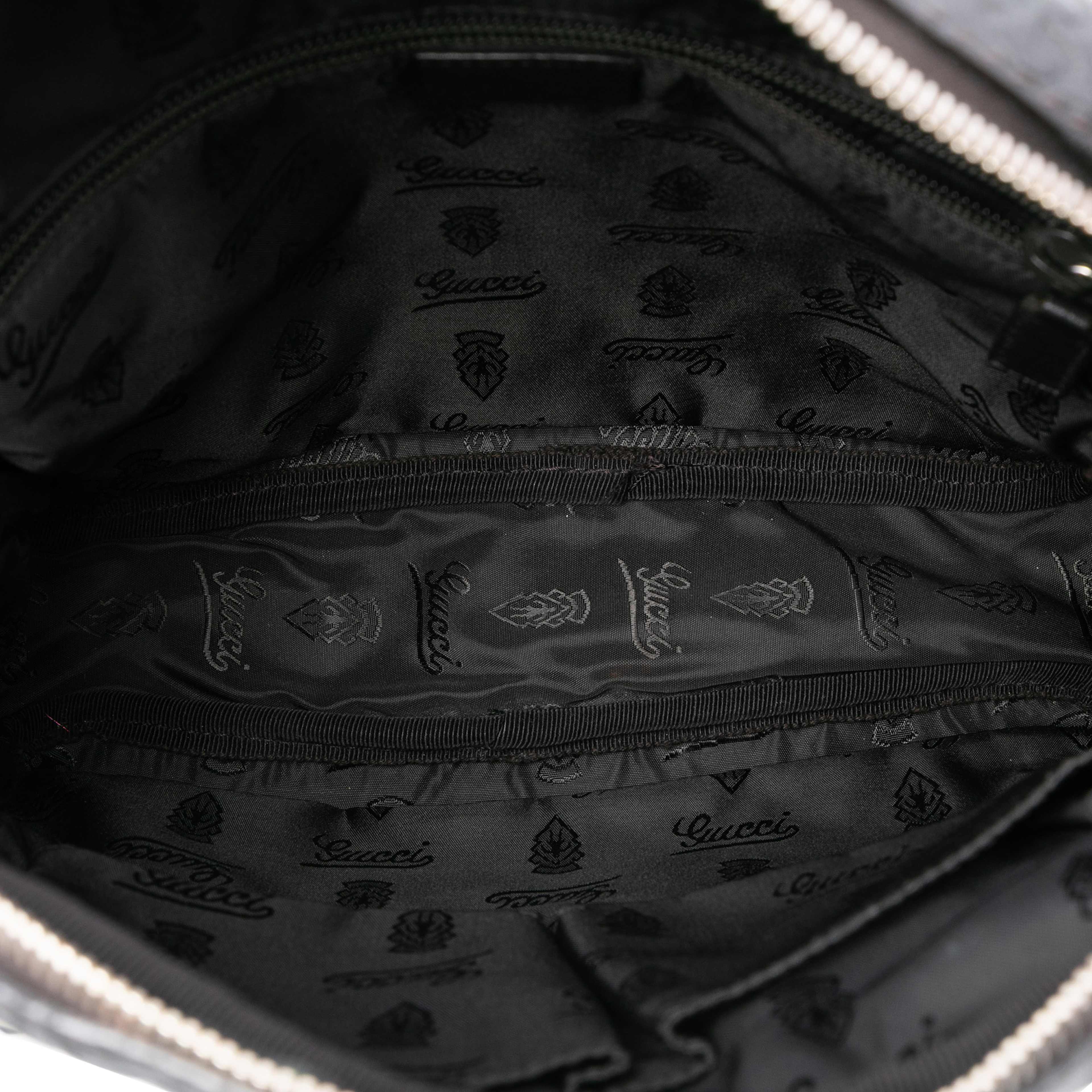 Gucci Guccissima Crossbody, från Luxclusif, i färgen dark brown. Klicka för att öppna bilden i stort format