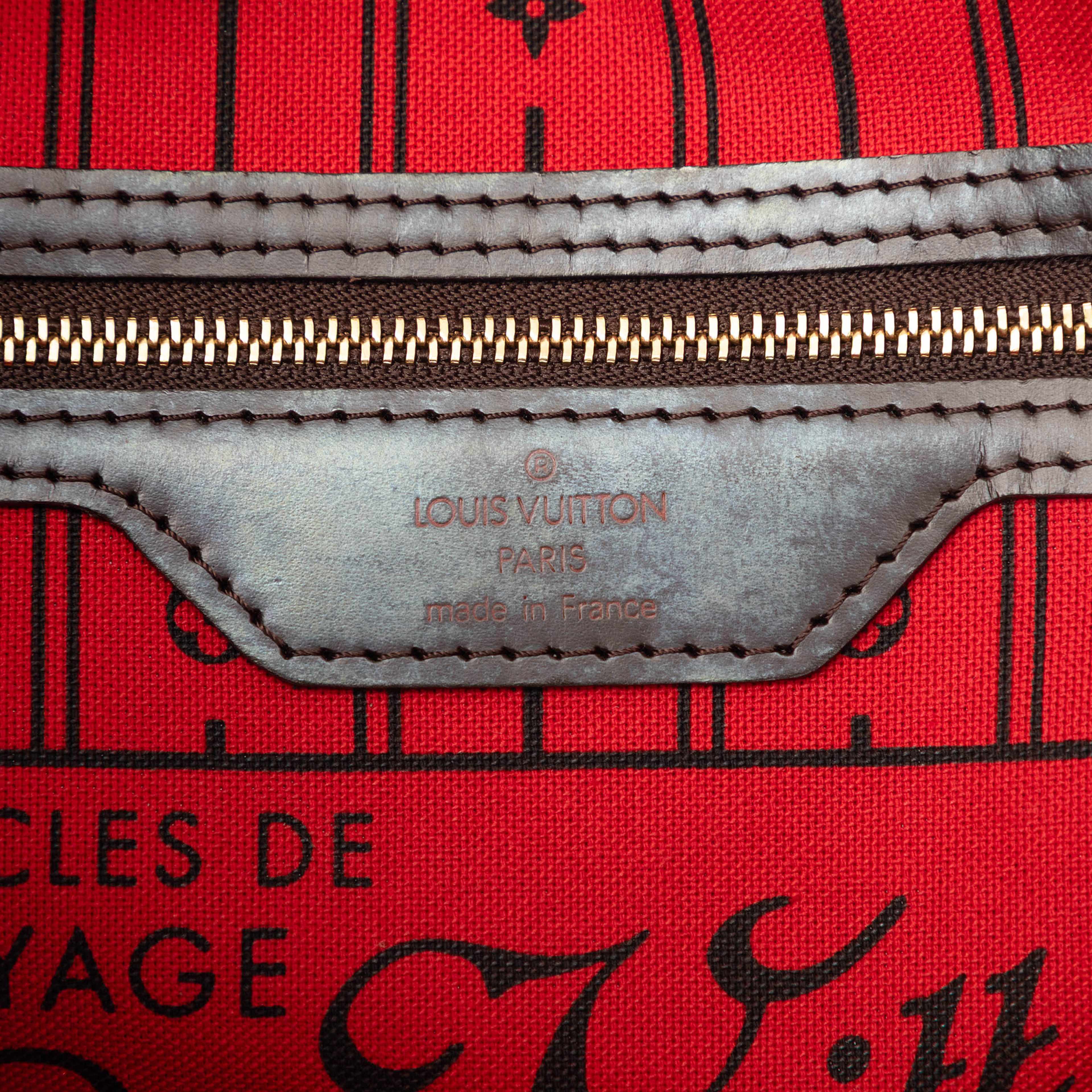 Louis Vuitton Damier Ebene Neverfull Pm, från Luxclusif, i färgen brown. Klicka för att öppna bilden i stort format