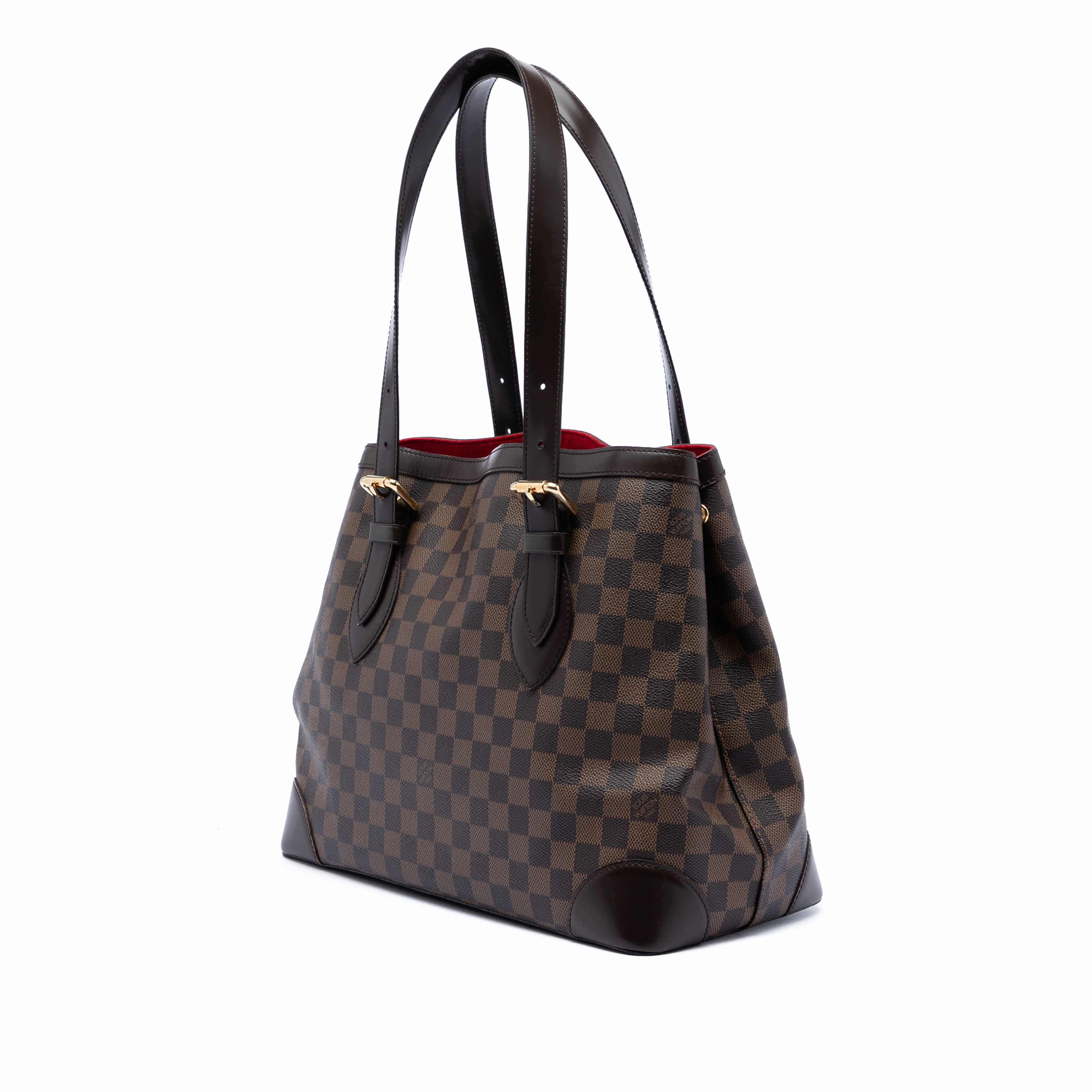 Louis Vuitton Damier Ebene Hampstead Mm, från Luxclusif, i färgen brown. Klicka för att öppna bilden i stort format