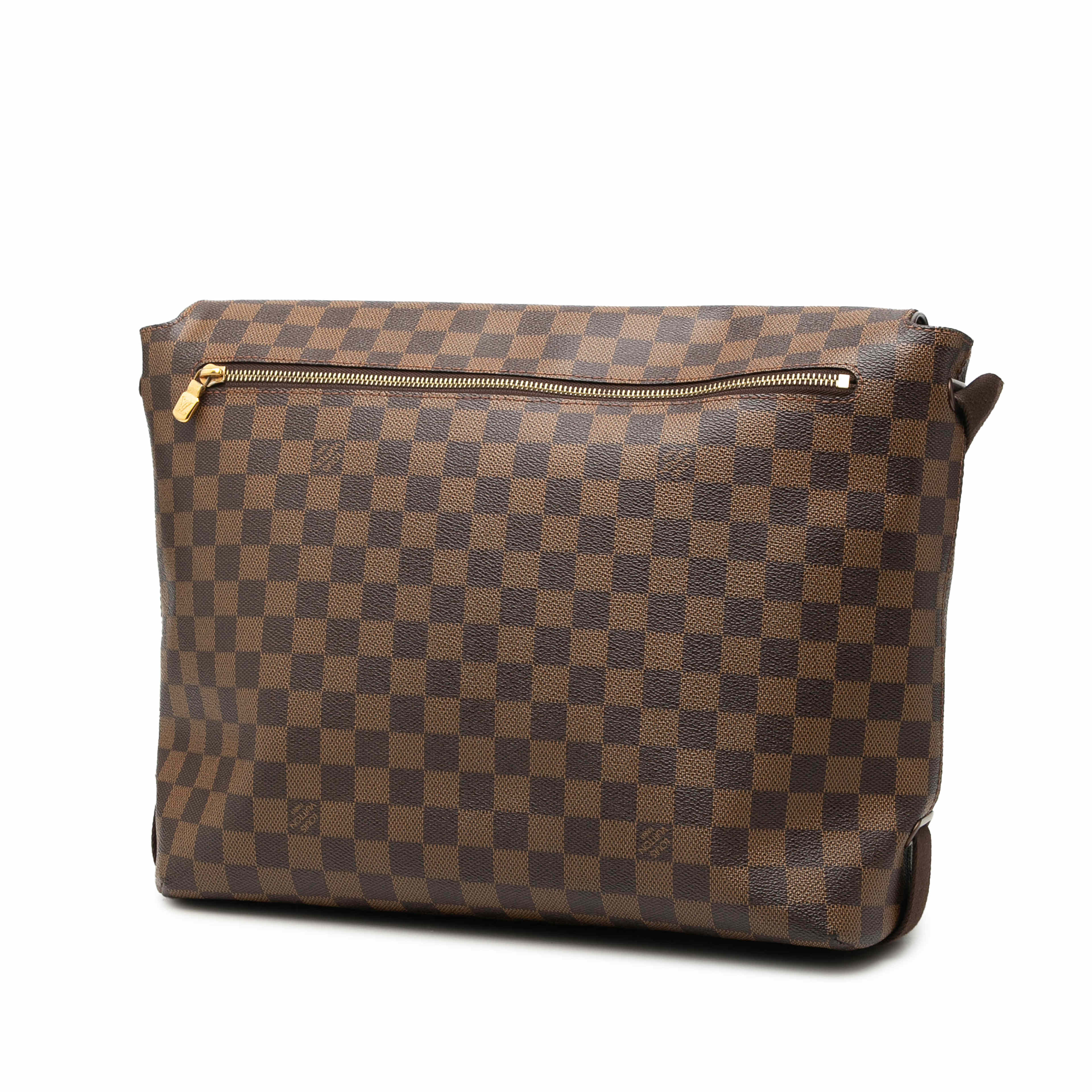 Louis Vuitton Damier Ebene Brooklyn Mm, från Luxclusif, i färgen brun. Klicka för att öppna bilden i stort format