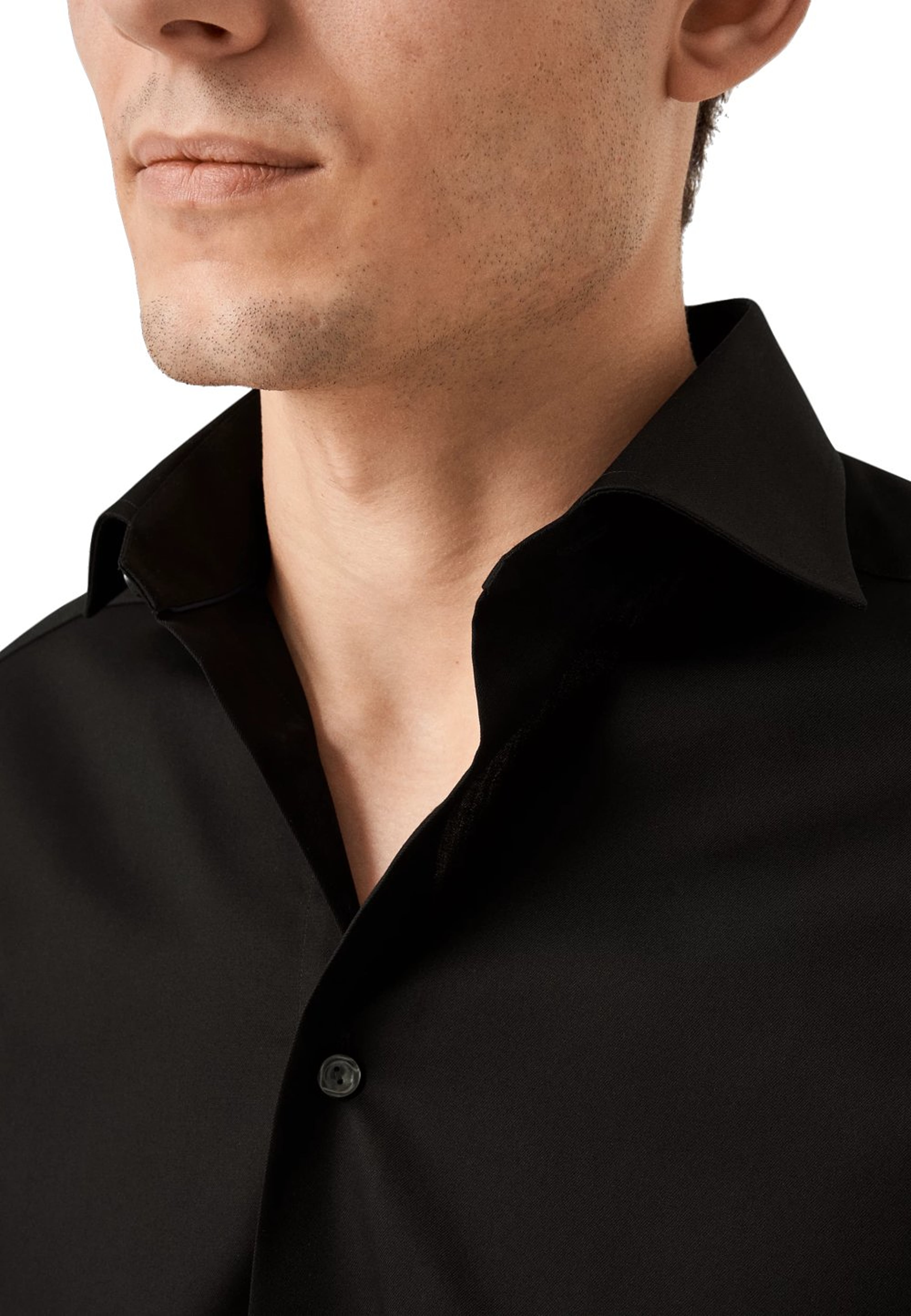 Signature Twill-skjorta Slim Fit, Cut Away-krage