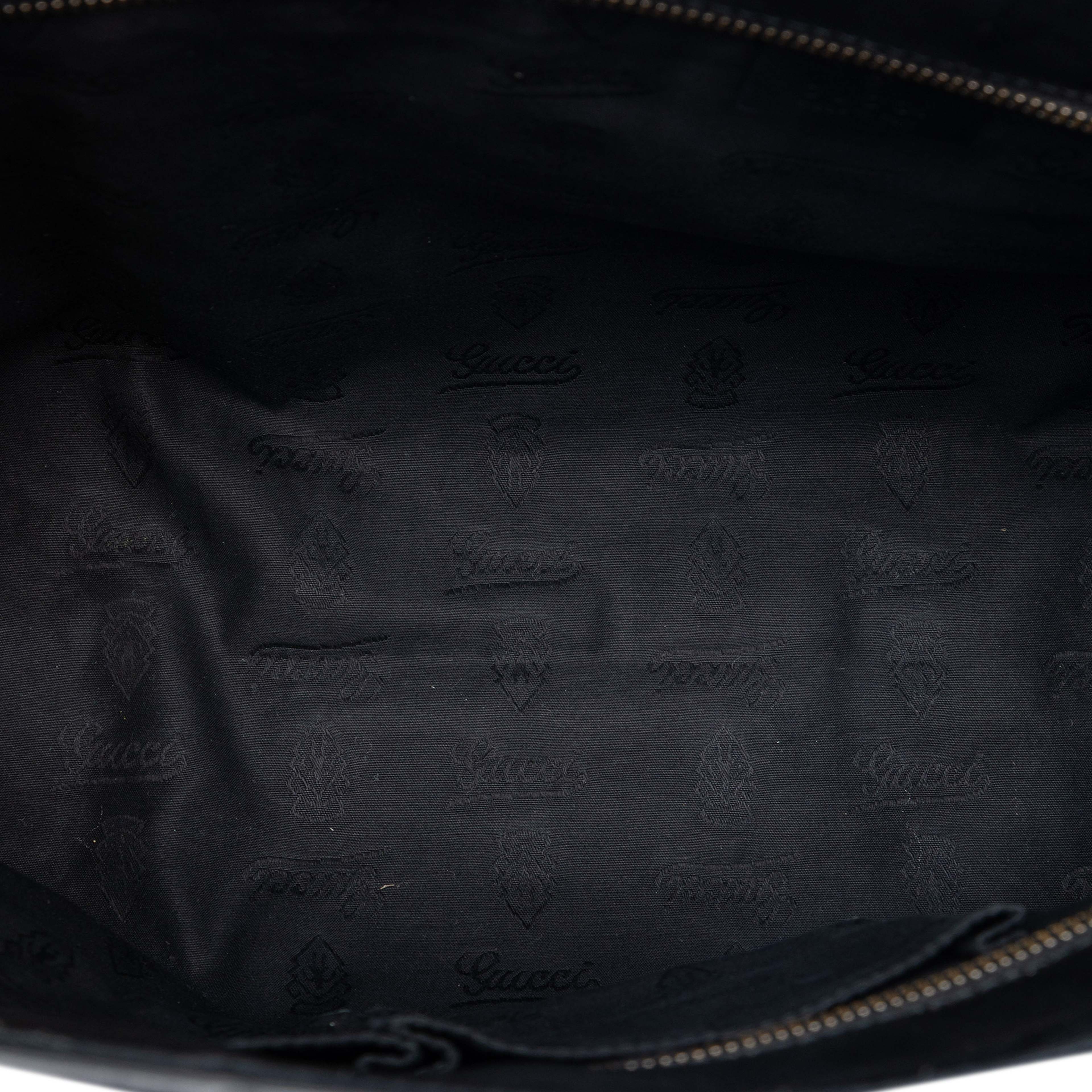 Gucci Medium Gg Imprime Tote, från Luxclusif, i färgen svart. Klicka för att öppna bilden i stort format