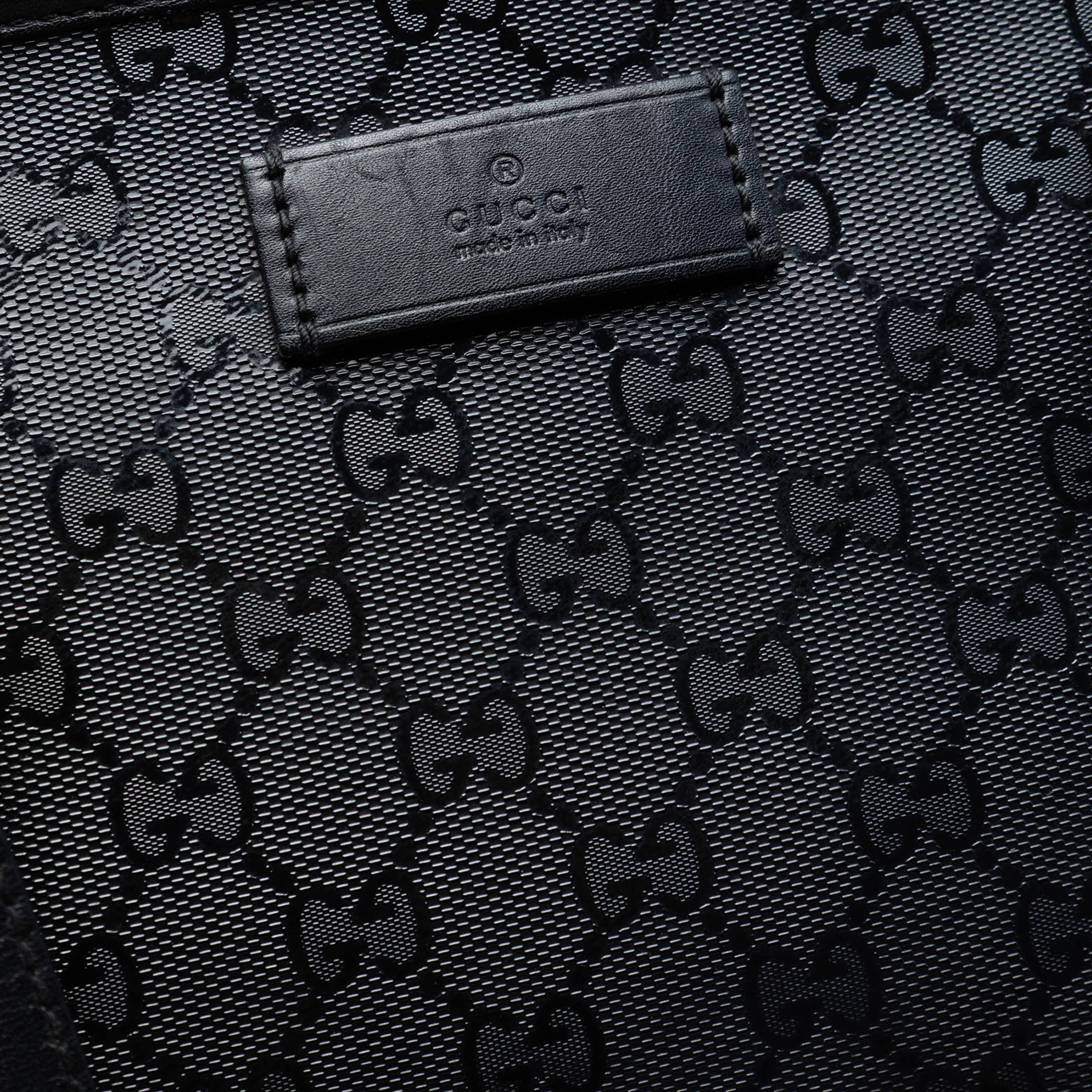 Gucci Medium Gg Imprime Tote, från Luxclusif, i färgen svart. Klicka för att öppna bilden i stort format