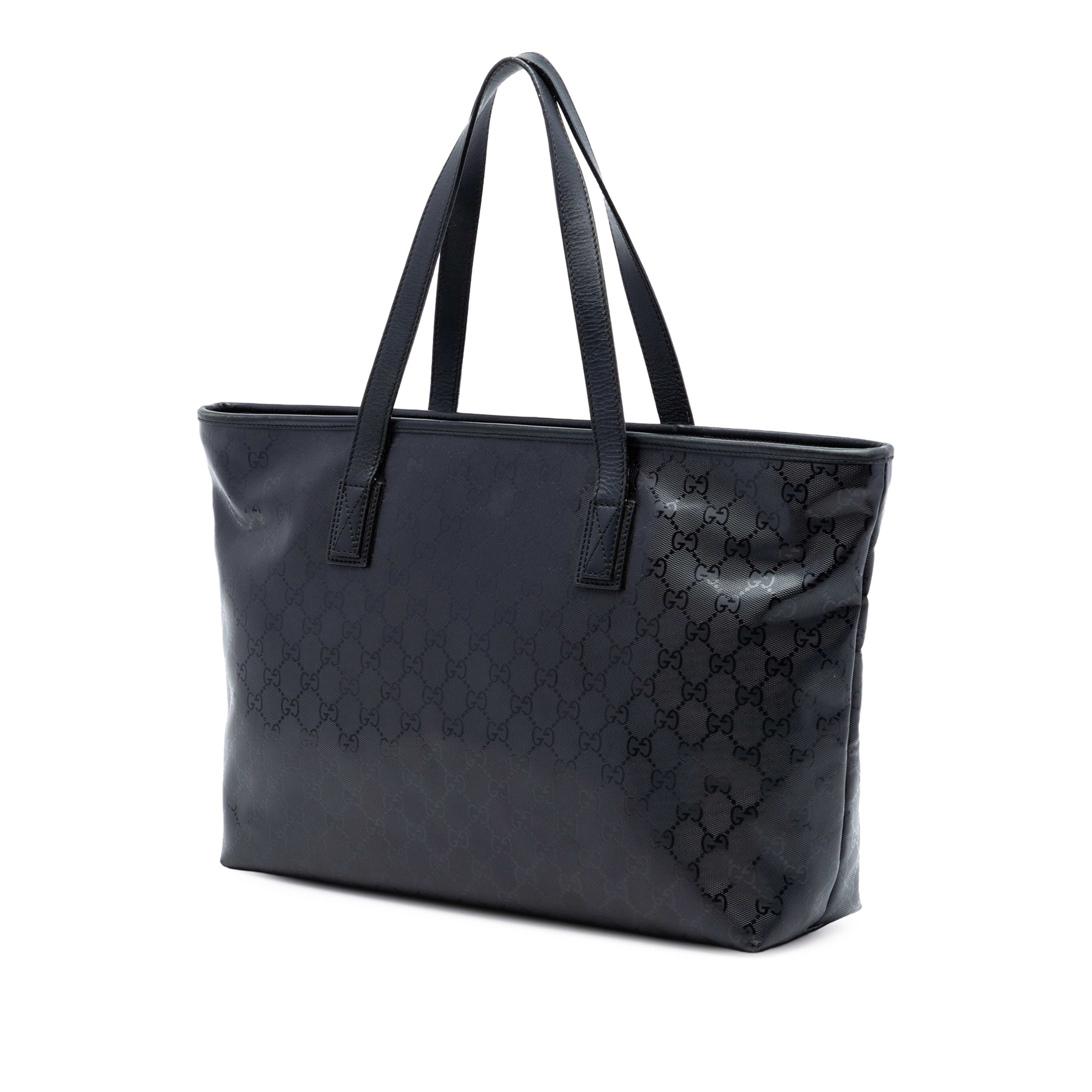 Gucci Medium Gg Imprime Tote, från Luxclusif, i färgen svart. Klicka för att öppna bilden i stort format