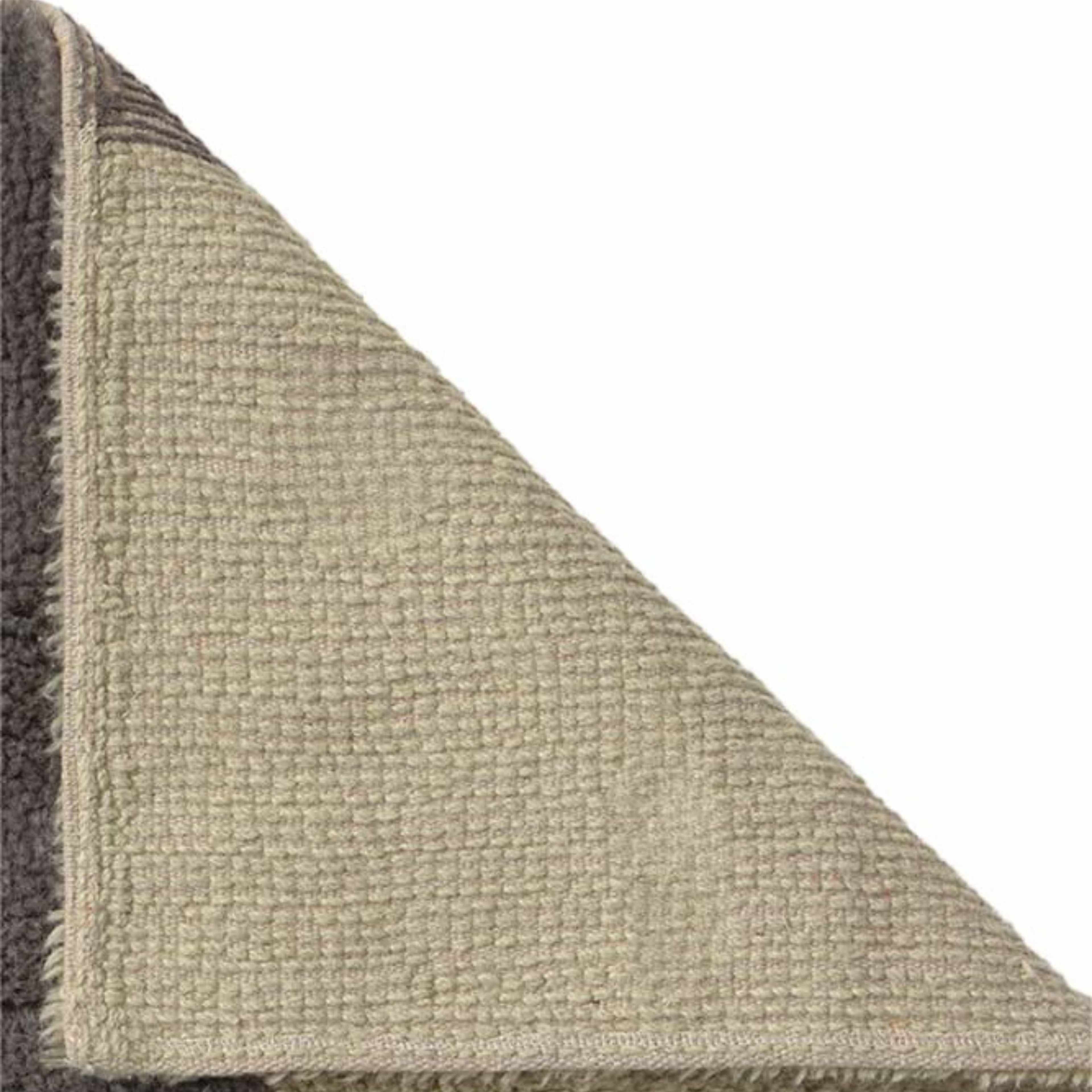 Ullmatta Chroma Dammrosa, från LORENA CANALS, i färgen naturlig canvas, basilika, moss, kol, dammrosa. Klicka för att öppna bilden i stort format