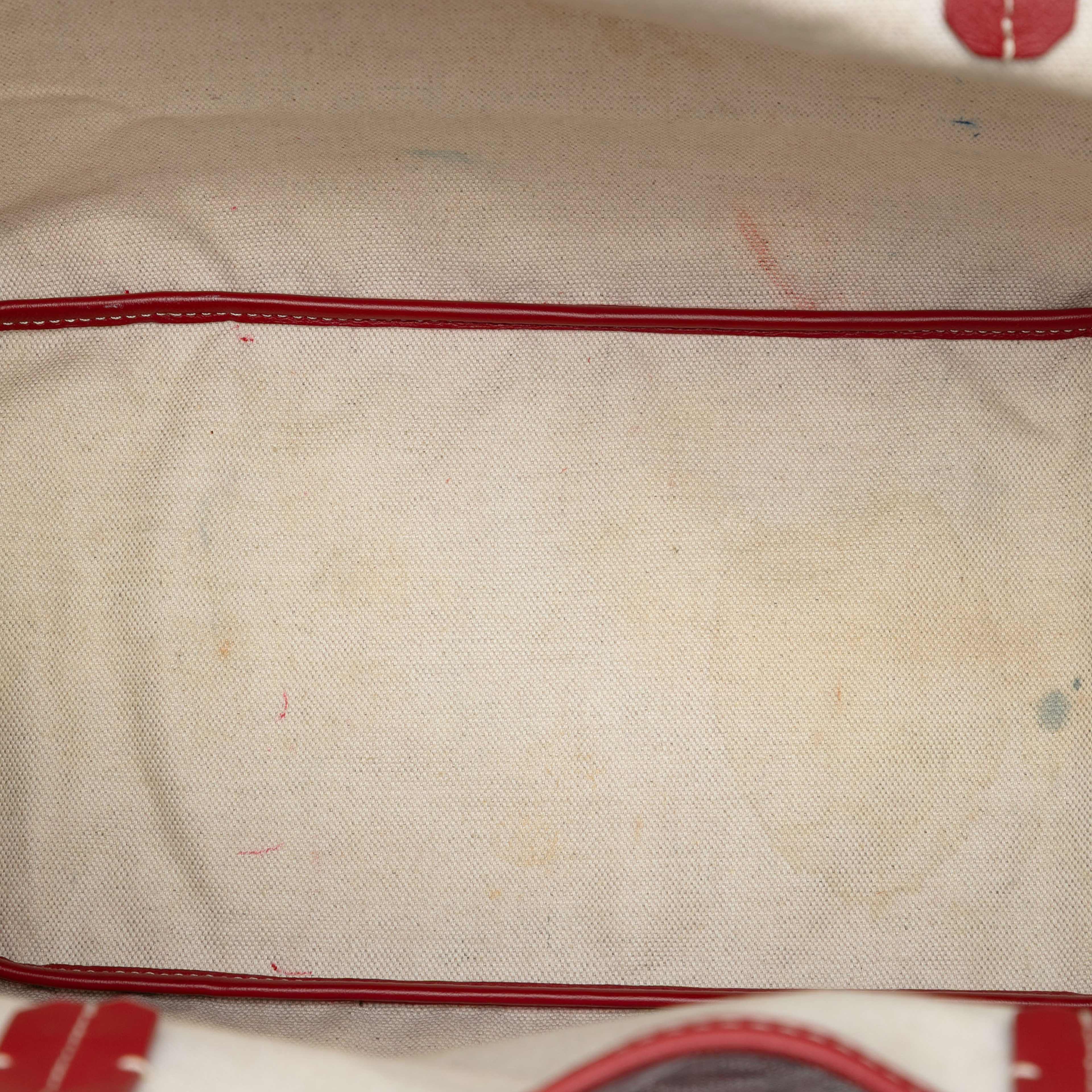 Goyard Goyardine Saint Louis Pm, från Luxclusif, i färgen red. Klicka för att öppna bilden i stort format