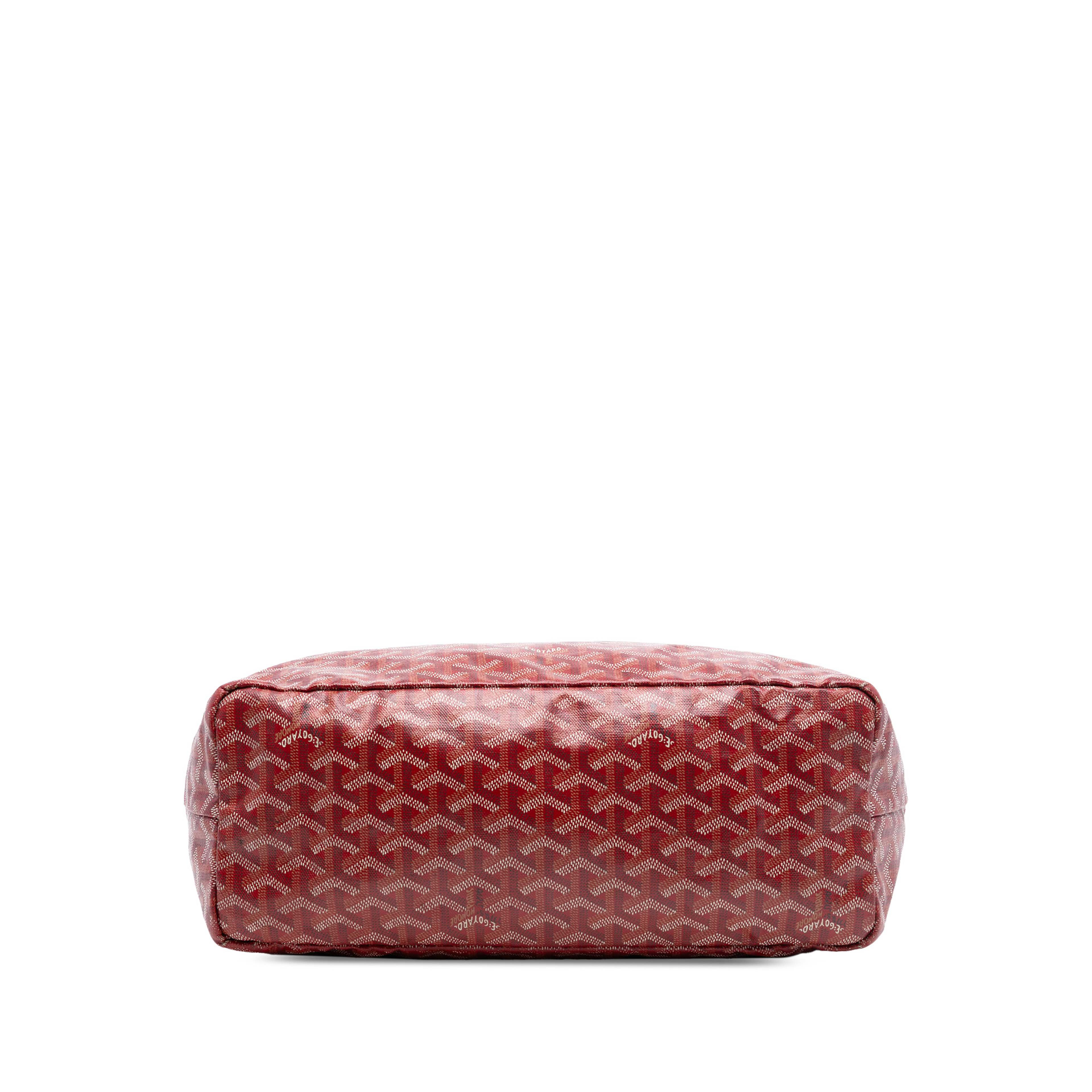 Goyard Goyardine Saint Louis Pm, från Luxclusif, i färgen red. Klicka för att öppna bilden i stort format