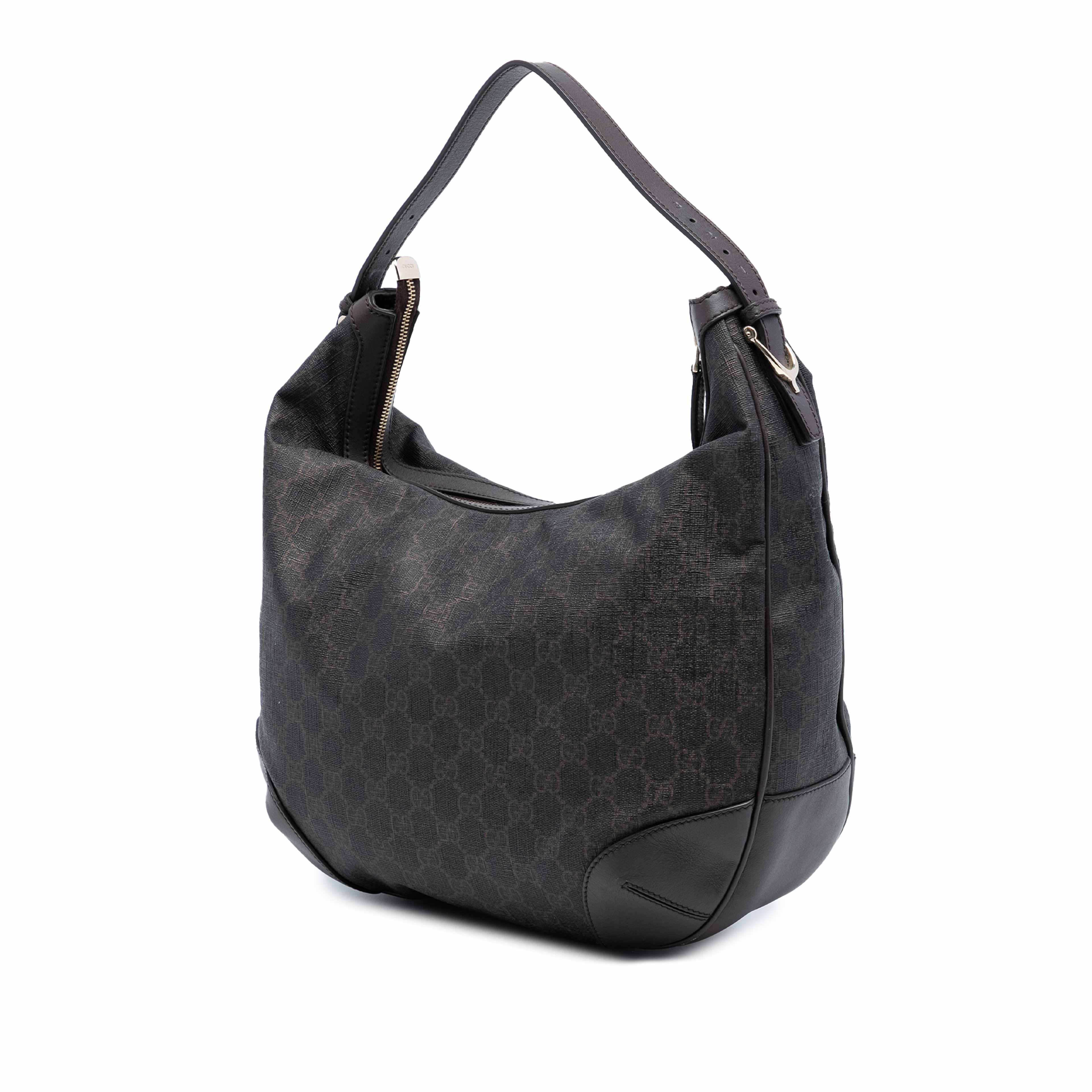 Gucci Gg Supreme Nice Shoulder Bag, från Luxclusif, i färgen dark brown. Klicka för att öppna bilden i stort format