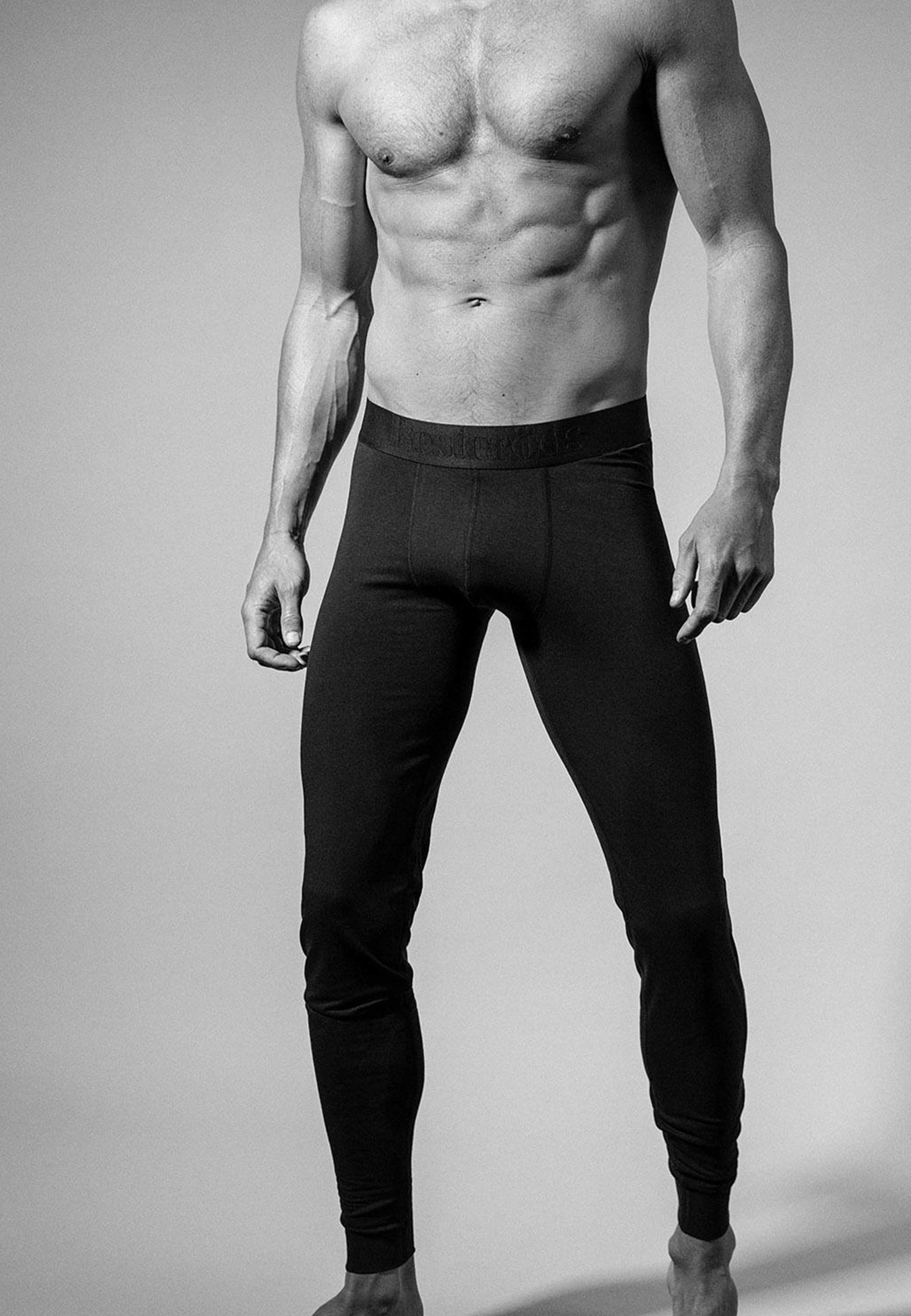 2-pack Bambu, Long Johns, Svart, från Resteröds, i färgen black. Klicka för att öppna bilden i stort format